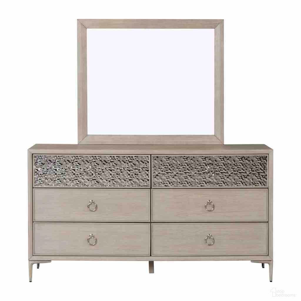 The appearance of Bashford Dresser In Natural Oak designed by Furniture of America in the modern / contemporary interior design. This natural oak piece of furniture  was selected by 1StopBedrooms from Bashford Collection to add a touch of cosiness and style into your home. Sku: FM79008NT-D. Material: Solid Rubberwood.