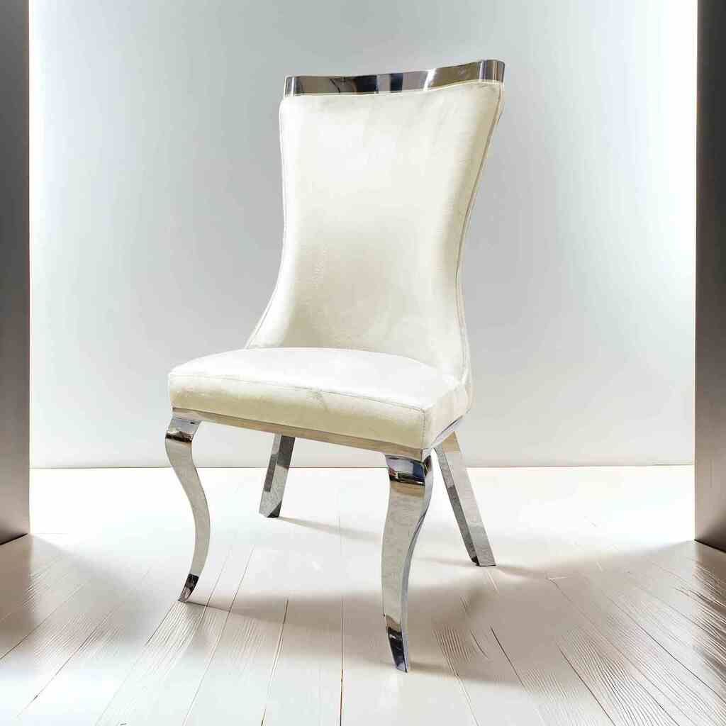 The appearance of Basilicata Side Chair Set of 2 In White designed by Furniture of America in the glam interior design. This white piece of furniture was selected by 1StopBedrooms from Basilicata Collection to add a touch of cosiness and style into your home. Sku: FM33012WH-SC-1;FM33012WH-SC-2. Material: Fabric. Chair Type: Side Chair.