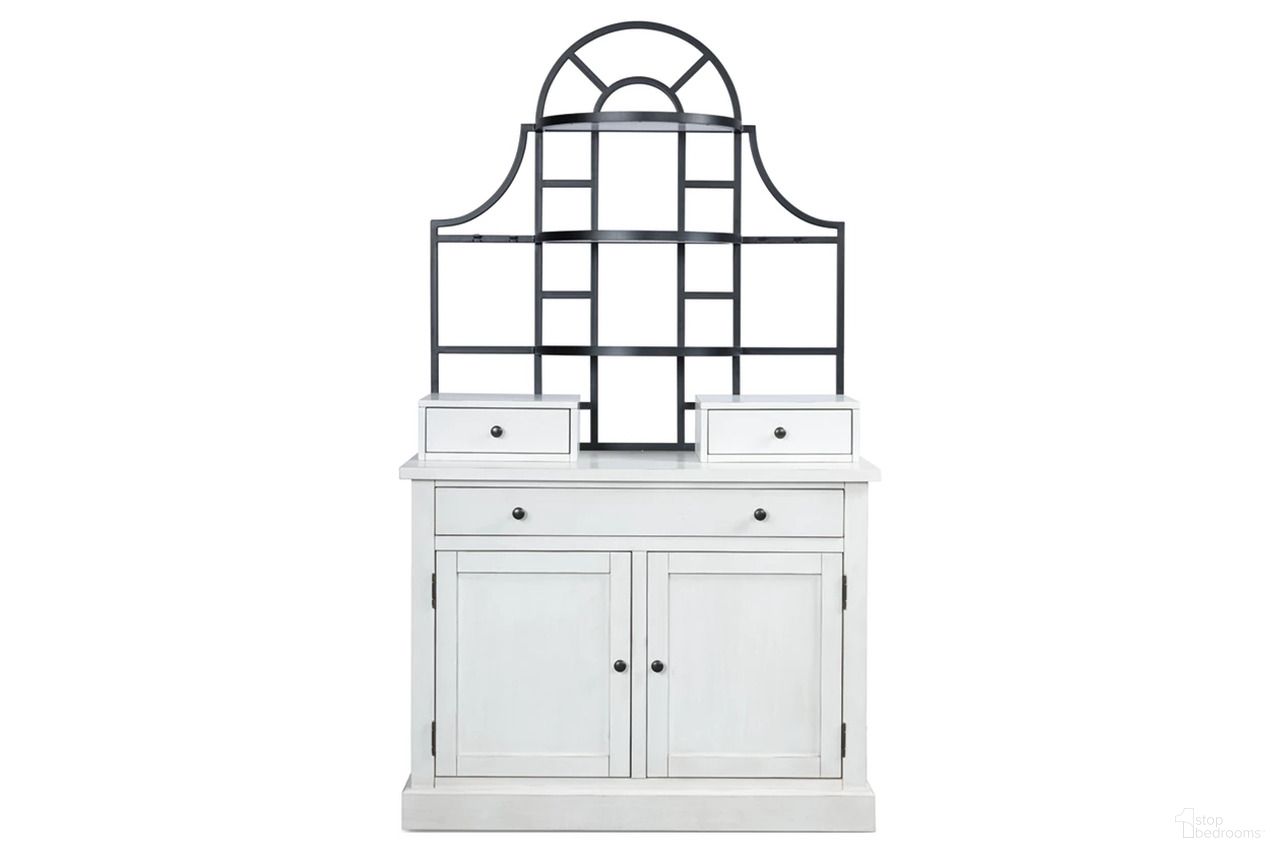 The appearance of Basinger Baker's Rack In White designed by Signature Design by Ashley in the traditional interior design. This white piece of furniture  was selected by 1StopBedrooms from Basinger Collection to add a touch of cosiness and style into your home. Sku: NCD824-280;NCD824-280H.