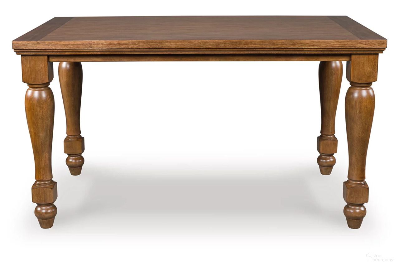 The appearance of Basinger Rectangular Counter Height Dining Table In Brown designed by Signature Design by Ashley in the traditional interior design. This brown piece of furniture was selected by 1StopBedrooms from Basinger Collection to add a touch of cosiness and style into your home. Sku: NCD824-13. Table Base Style: Legs. Material: Wood. Table Top Shape: Rectangular. Size: 42" x 66".