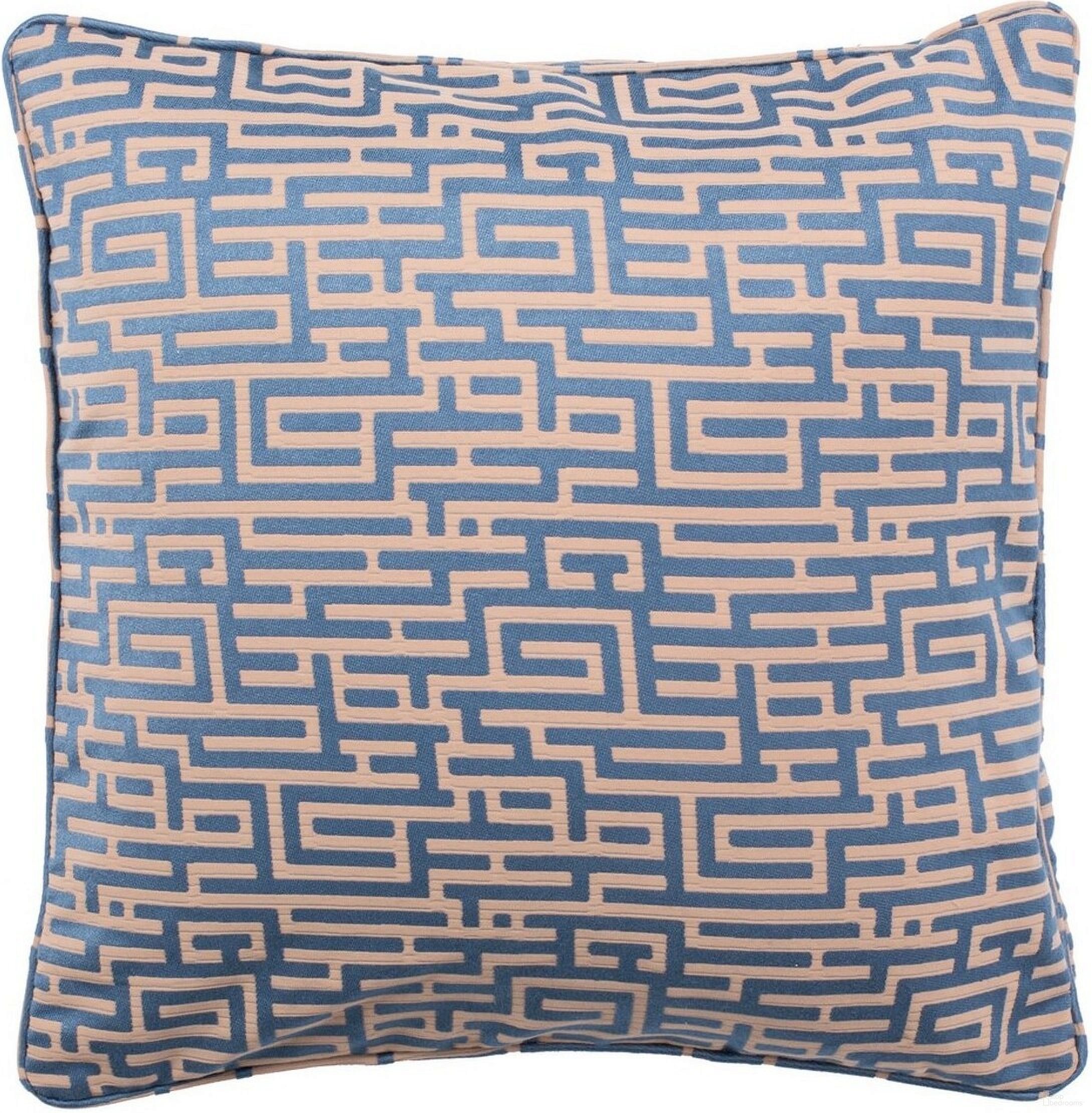 The appearance of Basma Pillow designed by Safavieh in the modern / contemporary interior design. This blue piece of furniture was selected by 1StopBedrooms from Safavieh PLS Collection to add a touch of cosiness and style into your home. Sku: PLS7047A-2020. Material: Cotton.