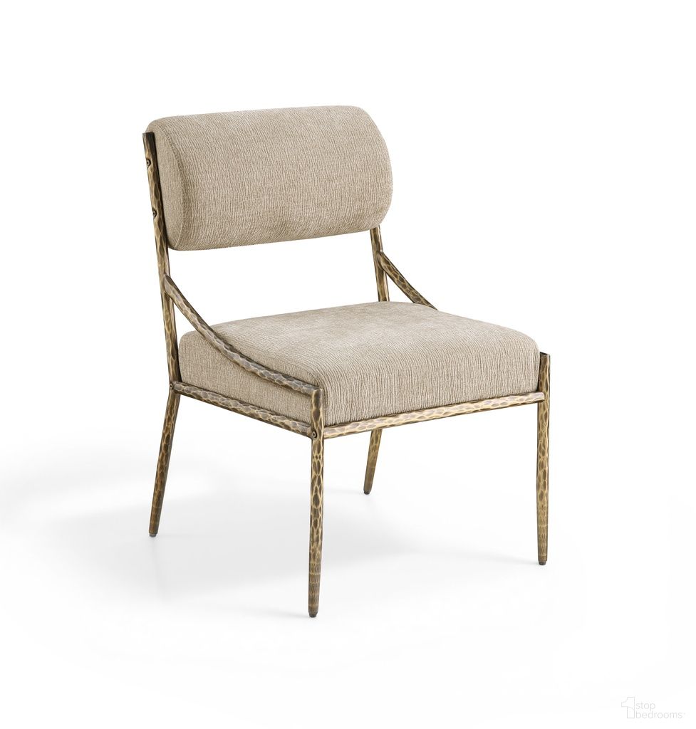 The appearance of Bastille Chenille Fabric Upholstered Dining Side Chair Set of 2 In Beige designed by Meridian in the modern / contemporary interior design. This beige piece of furniture was selected by 1StopBedrooms from Bastille Collection to add a touch of cosiness and style into your home. Sku: 77037Beige-SC. Material: Chenille. Chair Type: Side Chair.
