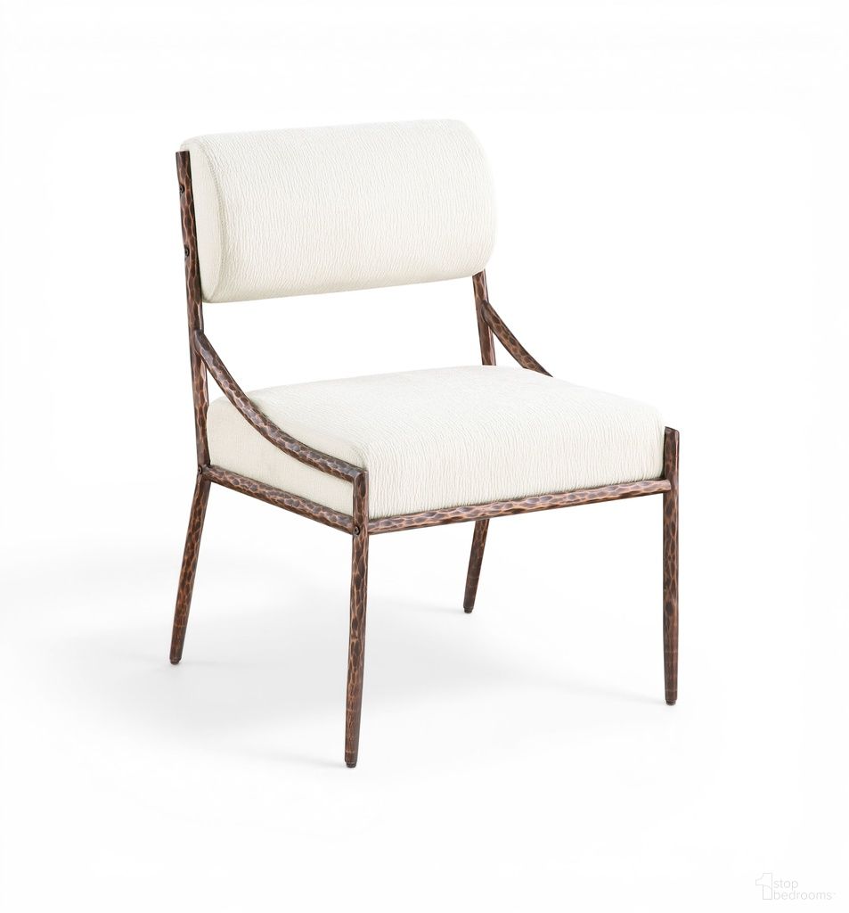 The appearance of Bastille Chenille Fabric Upholstered Dining Side Chair Set of 2 In Cream designed by Meridian in the modern / contemporary interior design. This cream piece of furniture was selected by 1StopBedrooms from Bastille Collection to add a touch of cosiness and style into your home. Sku: 77039Cream-SC. Material: Chenille. Chair Type: Side Chair.