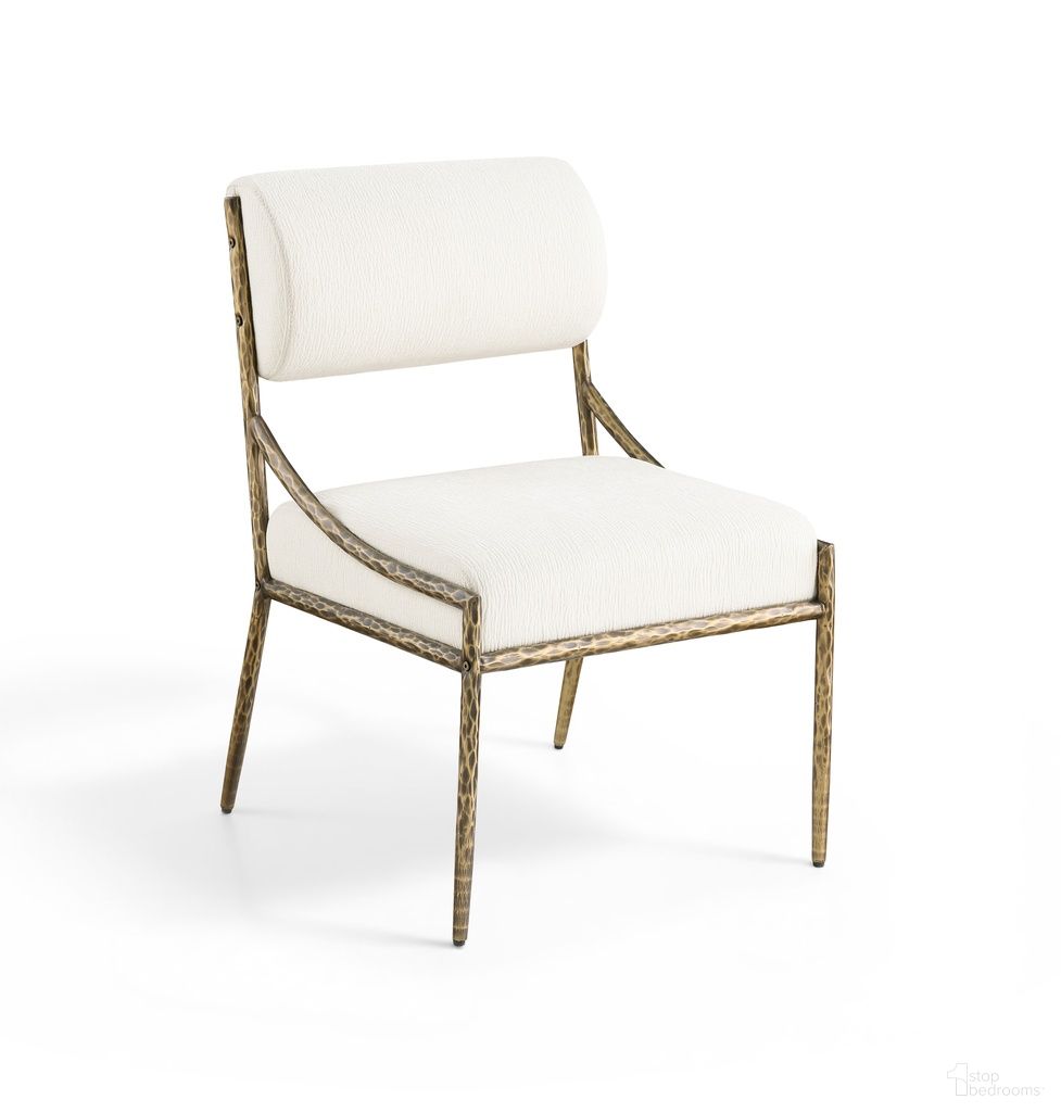 The appearance of Bastille Chenille Fabric Upholstered Dining Side Chair Set of 2 In Cream designed by Meridian in the modern / contemporary interior design. This cream piece of furniture was selected by 1StopBedrooms from Bastille Collection to add a touch of cosiness and style into your home. Sku: 77037Cream-SC. Material: Chenille. Chair Type: Side Chair.