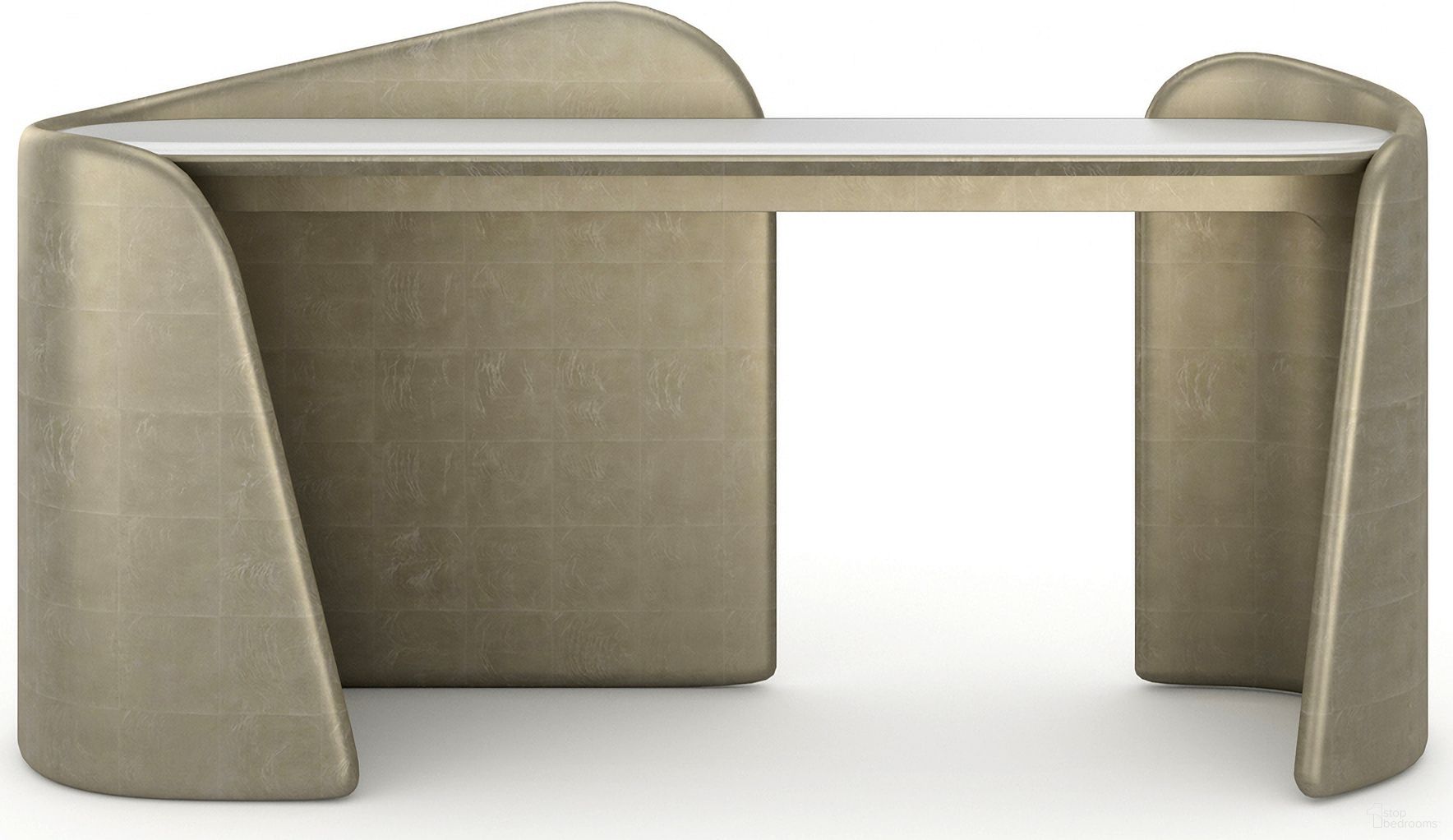 The appearance of Bauble Console In Gold designed by Caracole in the modern / contemporary interior design. This gold piece of furniture  was selected by 1StopBedrooms from Bauble Collection to add a touch of cosiness and style into your home. Sku: CLA-024-442. Material: Wood.