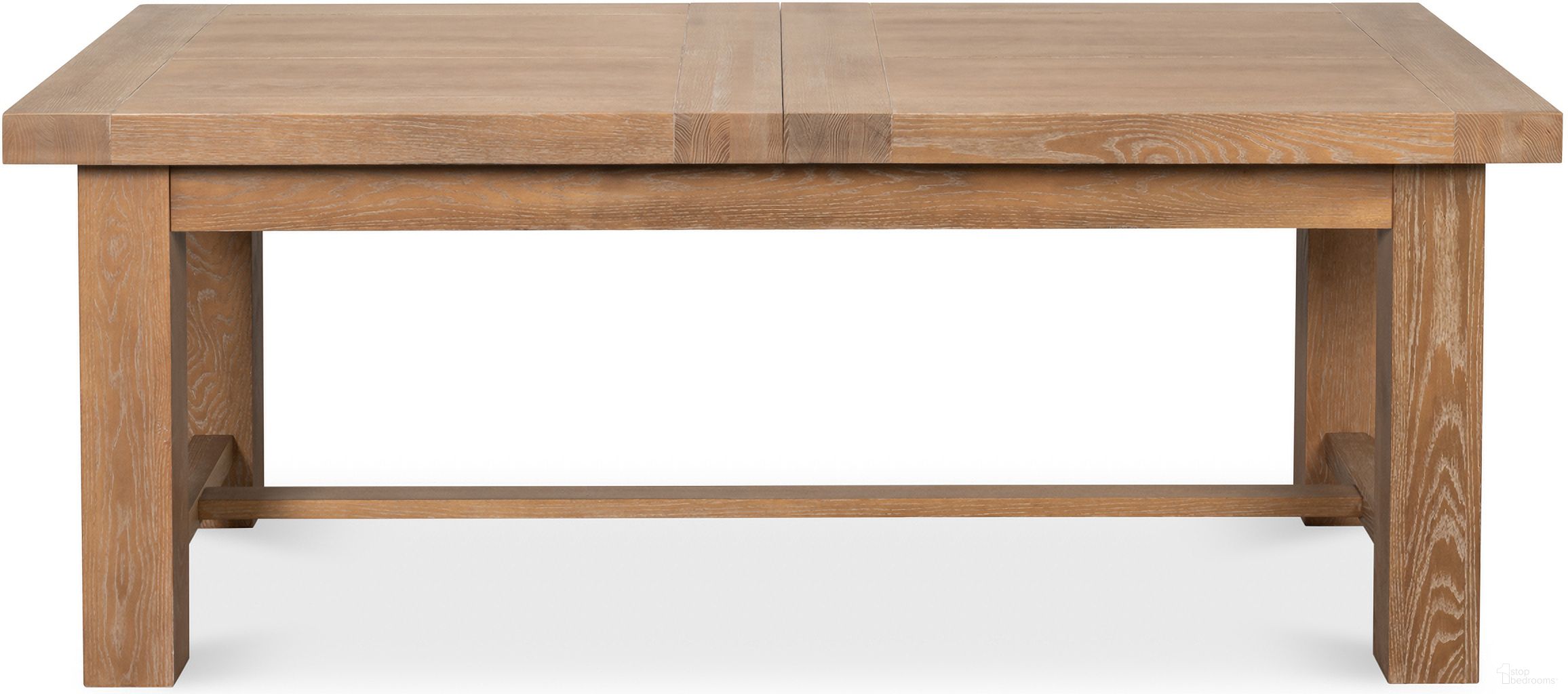 The appearance of Bauhaus Dining Table In Beige designed by Sarreid in the modern / contemporary interior design. This beige piece of furniture was selected by 1StopBedrooms from Bauhaus Collection to add a touch of cosiness and style into your home. Sku: 27736-DO. Table Base Style: Trestle. Table Top Shape: Rectangular. Material: Oak. Size: 39" x 110".