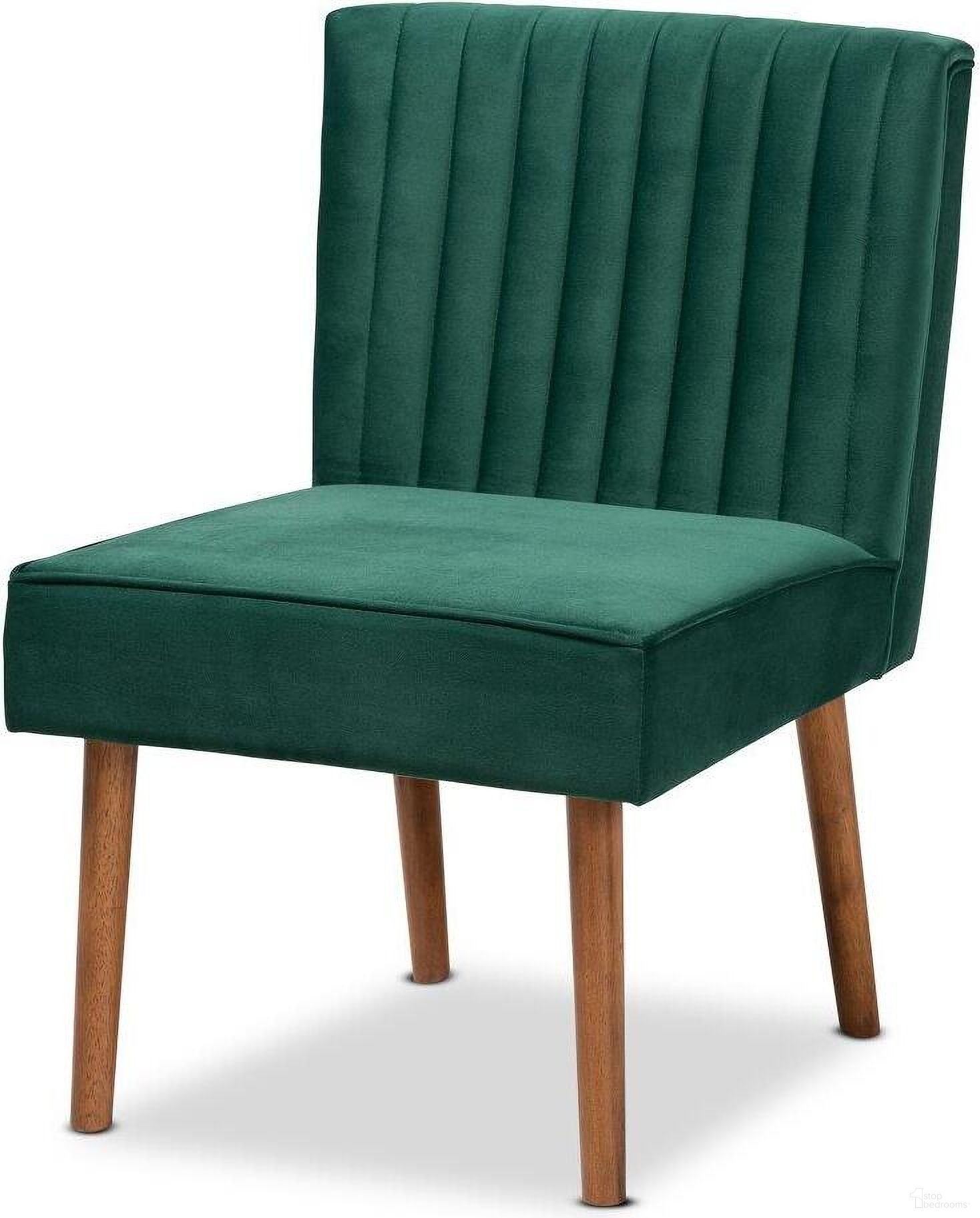 Baxton Studio Alvis Dining Chair - Thumbnail 2
