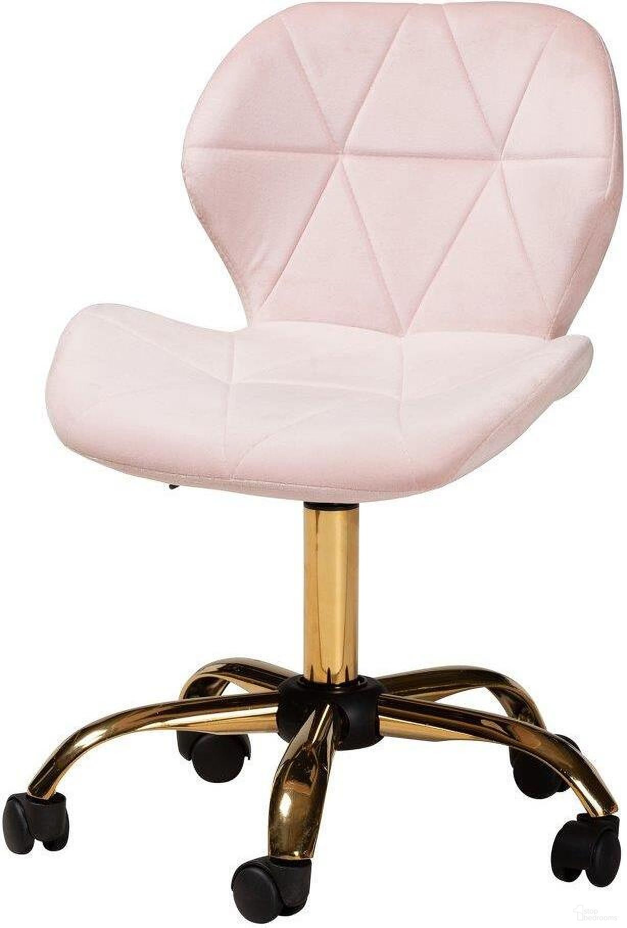 Baxton Studio Savara Contemporary Glam And Luxe Blush Pink Velvet ...