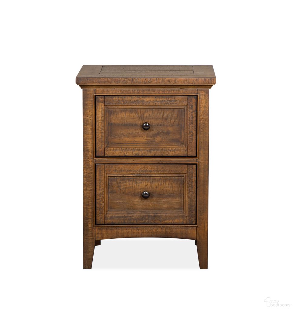 Bay Creek Small Drawer Nightstand In Toasted Nutmeg