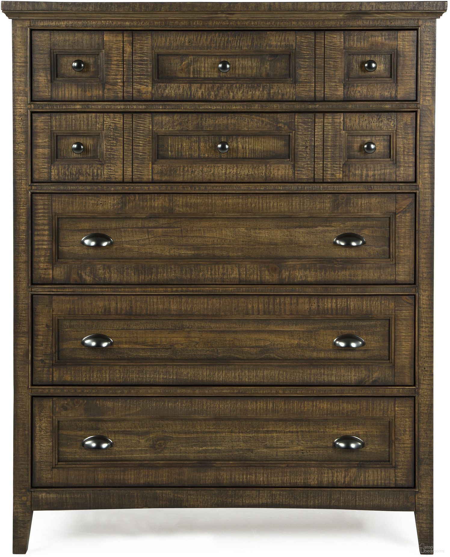 Bay Creek Drawer Chest In Toasted Nutmeg