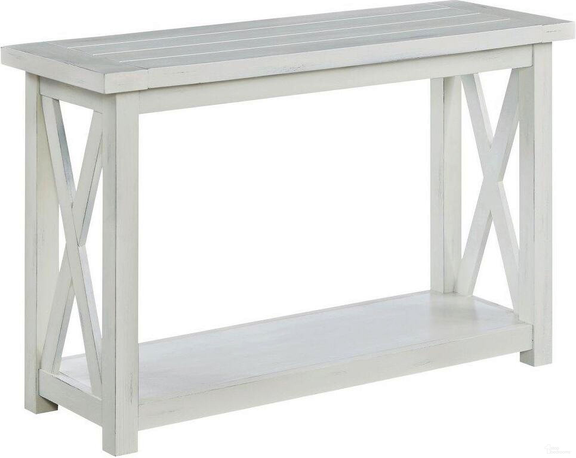 The appearance of Bay Lodge Off White Console Table designed by Homestyles in the traditional interior design. This off white piece of furniture  was selected by 1StopBedrooms from Bay Lodge Collection to add a touch of cosiness and style into your home. Sku: 5523-22. Material: Wood.