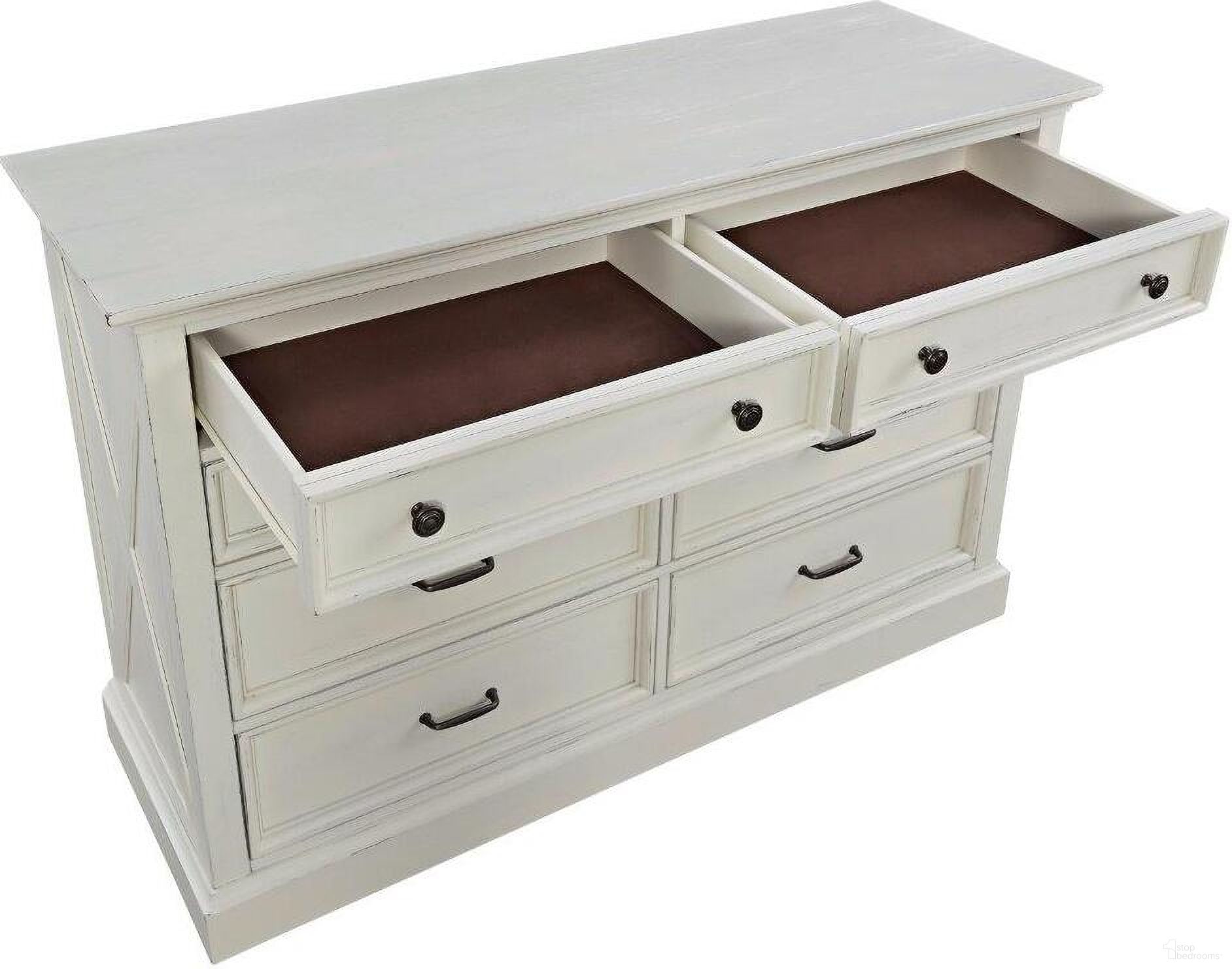 The appearance of Bay Lodge Off White Dresser designed by Homestyles in the traditional interior design. This off white piece of furniture was selected by 1StopBedrooms from Bay Lodge Collection to add a touch of cosiness and style into your home. Sku: 5523-431;5523-432. Material: Wood.