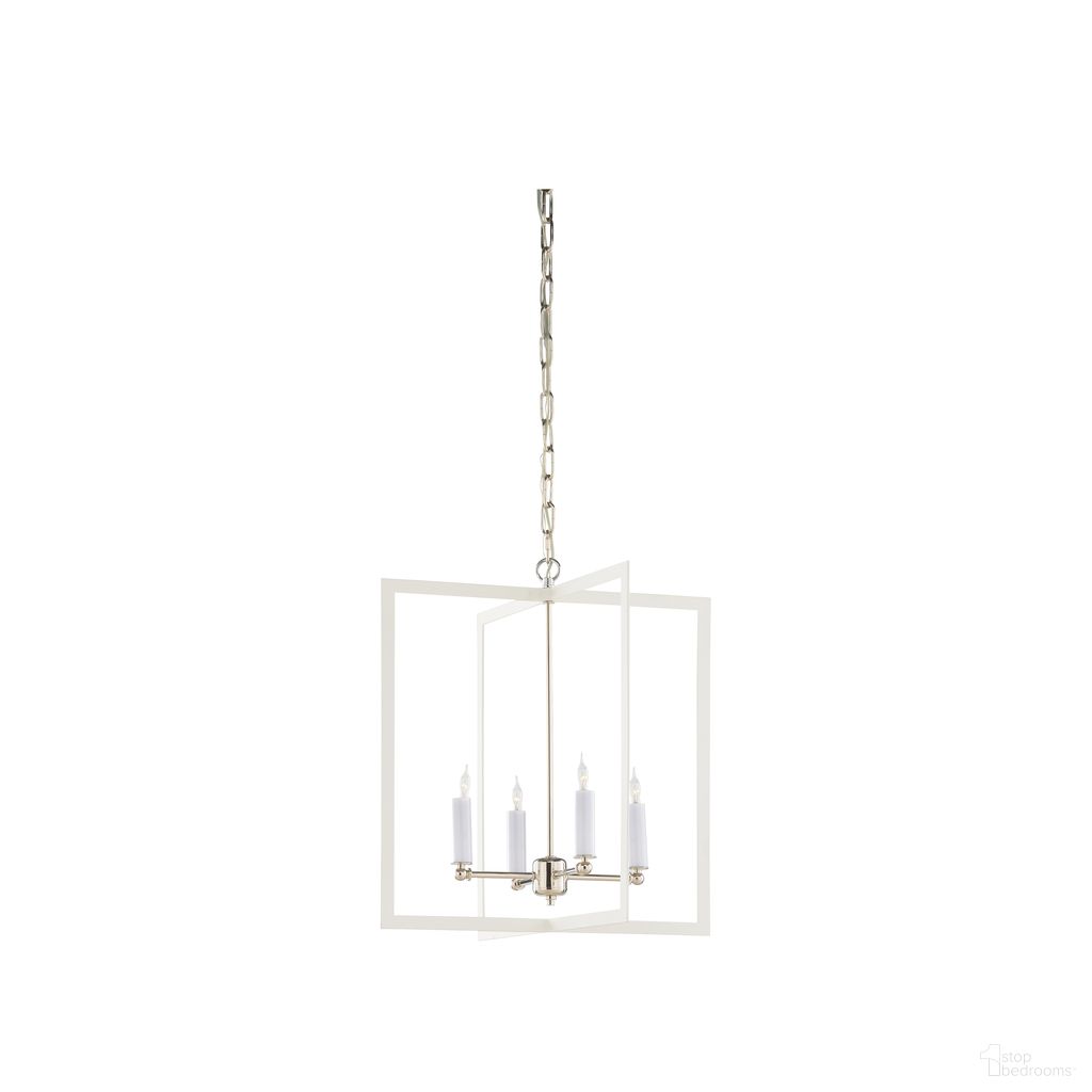 The appearance of Bayberry Hanging Large In White and Cream designed by Wildwood in the modern / contemporary interior design. This white/cream piece of furniture was selected by 1StopBedrooms from Wildwood Collection to add a touch of cosiness and style into your home. Sku: 67493. Material: Metal.