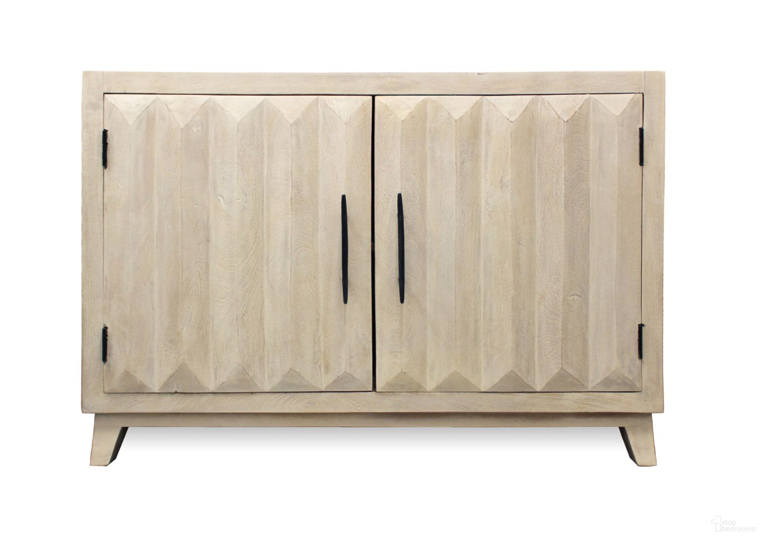 The appearance of Bayside Vertical 2-Door Console Sideboard In Ivory designed by Moti in the transitional interior design. This ivory piece of furniture  was selected by 1StopBedrooms from Bayside Collection to add a touch of cosiness and style into your home. Sku: 99109006A. Material: Wood.