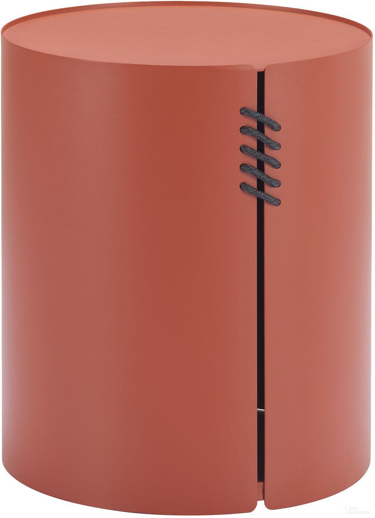 The appearance of Bayu Side Table In Brown designed by Zuo Modern in the modern / contemporary interior design. This brown piece of furniture  was selected by 1StopBedrooms from Bayu Collection to add a touch of cosiness and style into your home. Sku: 704071. Material: Aluminum.