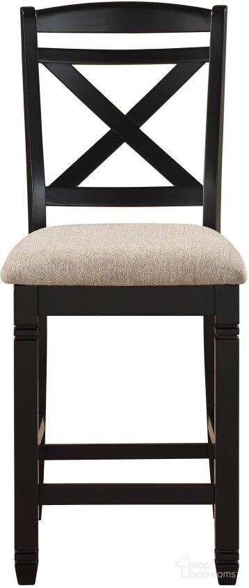 The appearance of Baywater Beige Counter Height Chair Set Of 2 designed by Homelegance in the transitional interior design. This beige piece of furniture was selected by 1StopBedrooms from Baywater Collection to add a touch of cosiness and style into your home. Sku: 5705BK-24. Material: Wood.