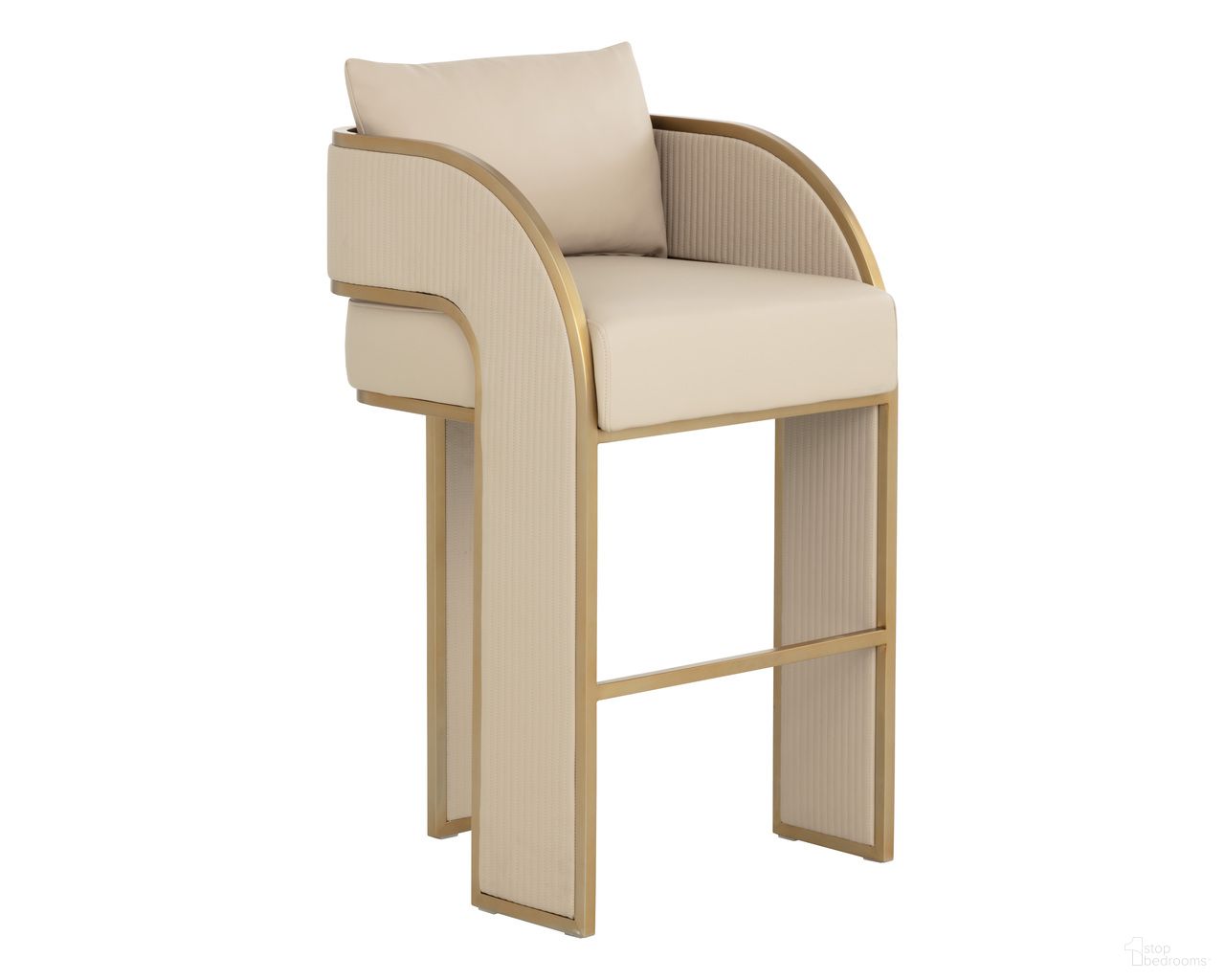 Baz Barstool In Napa Beige