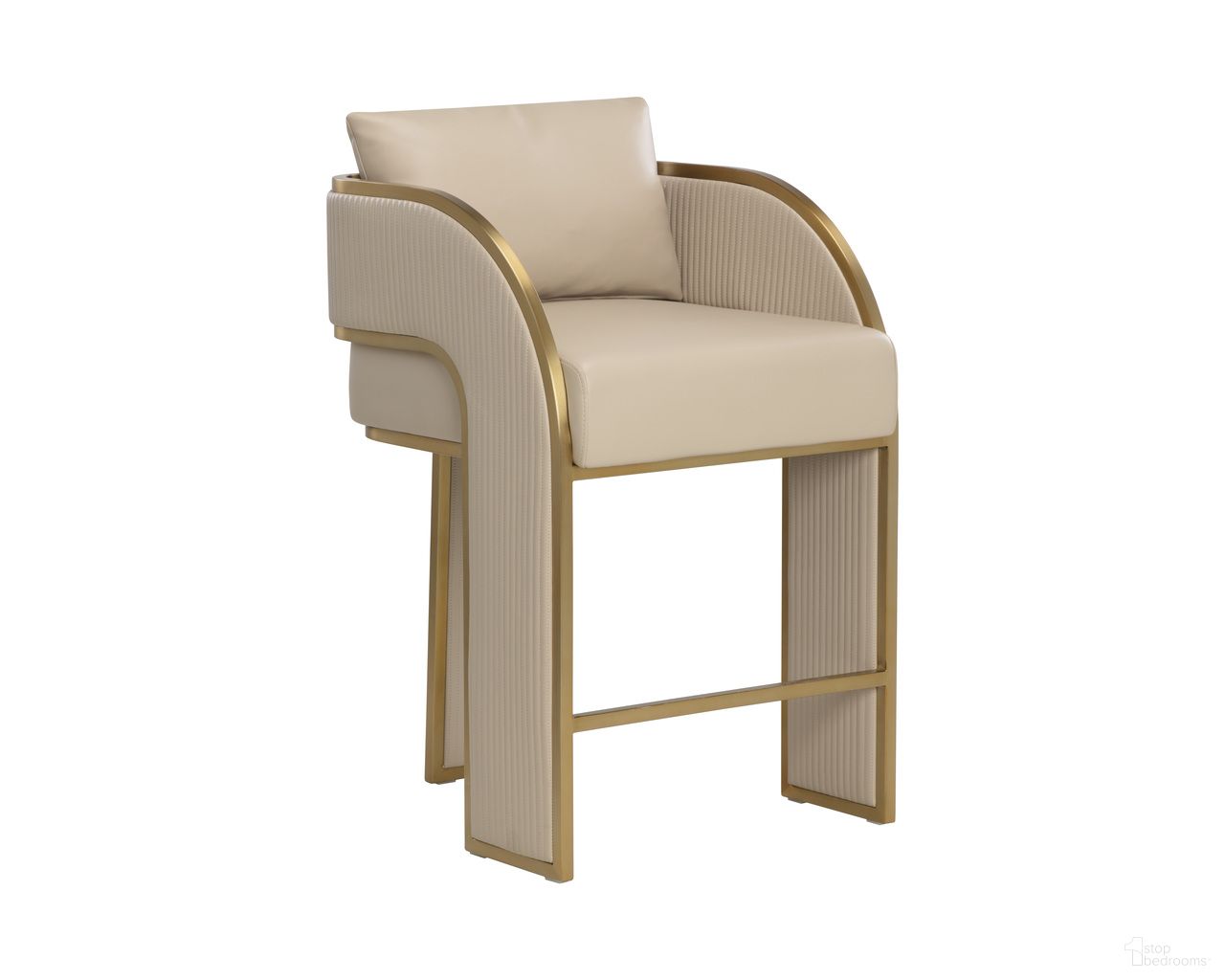 Baz Counter Stool In Napa Beige