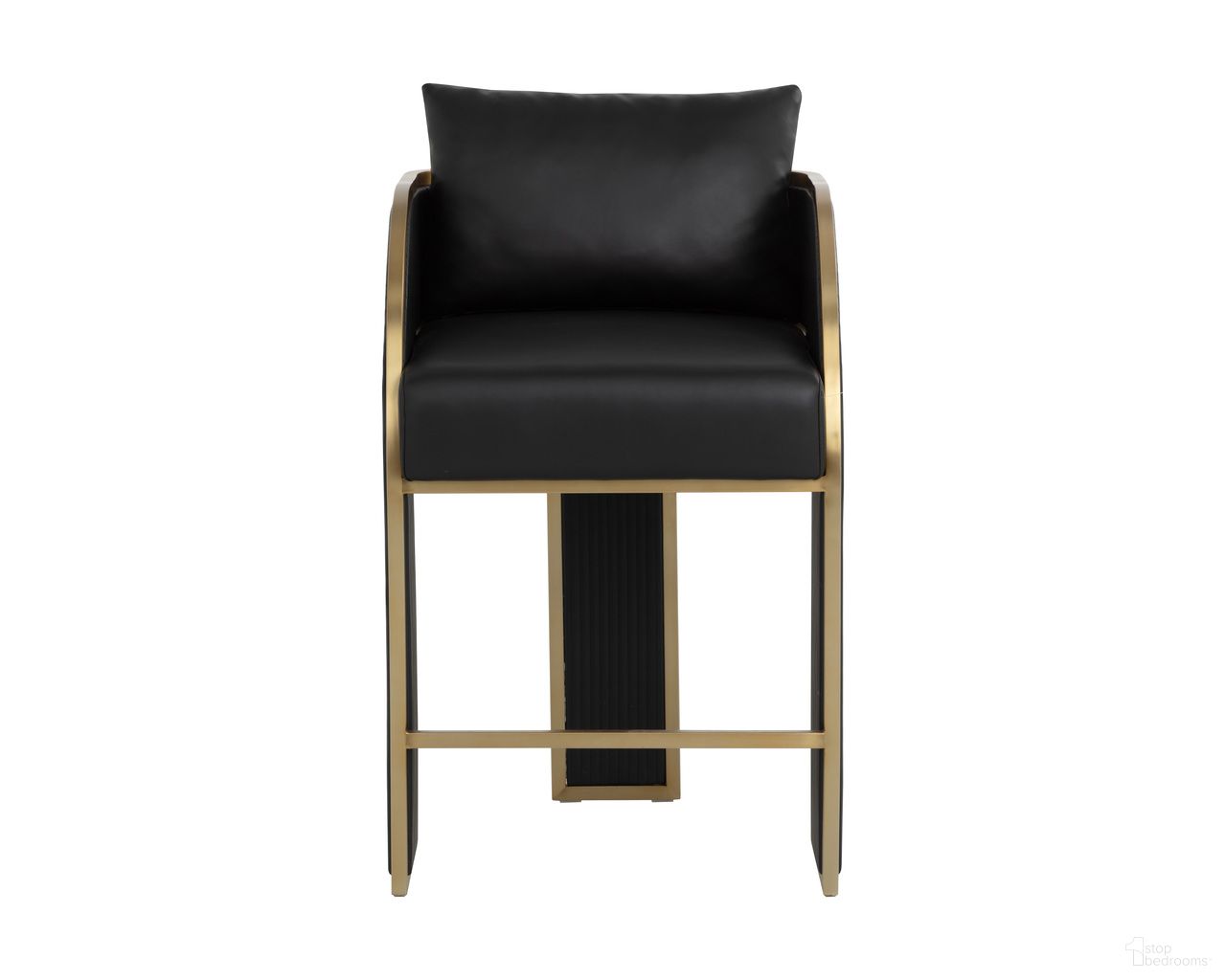 Baz Counter Stool In Napa Black