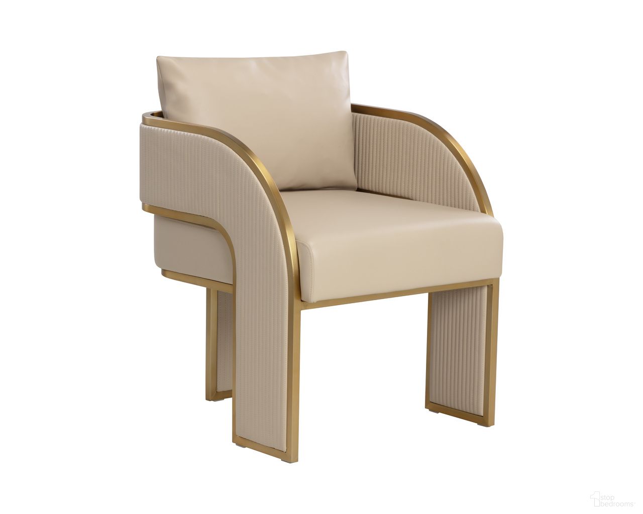 Baz Dining Armchair In Napa Beige
