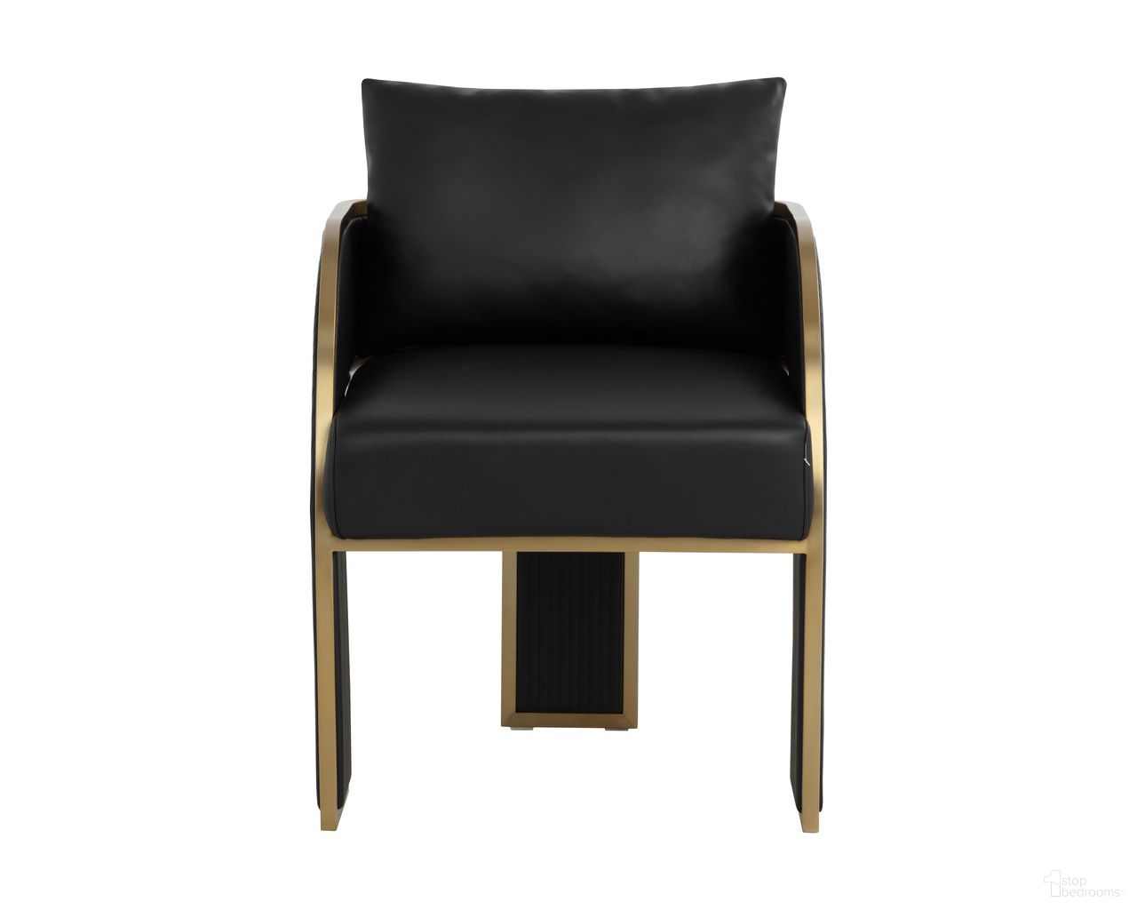 Baz Dining Armchair In Napa Black