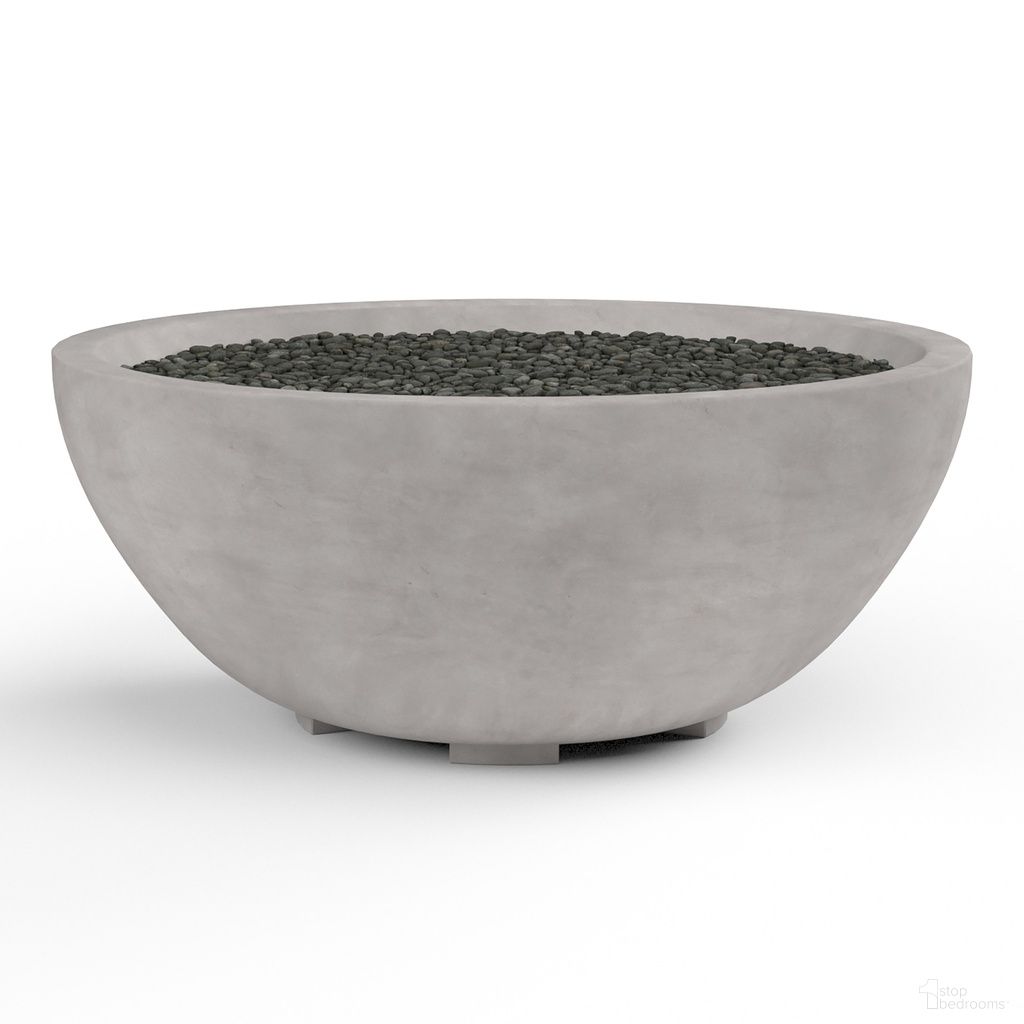 The appearance of Bazaar 41" Fire Bowl in Gray designed by Sunset West in the transitional interior design. This gray piece of furniture was selected by 1StopBedrooms from Bazaar Collection to add a touch of cosiness and style into your home. Sku: SW6003-FT41BWL. Material: Concrete.