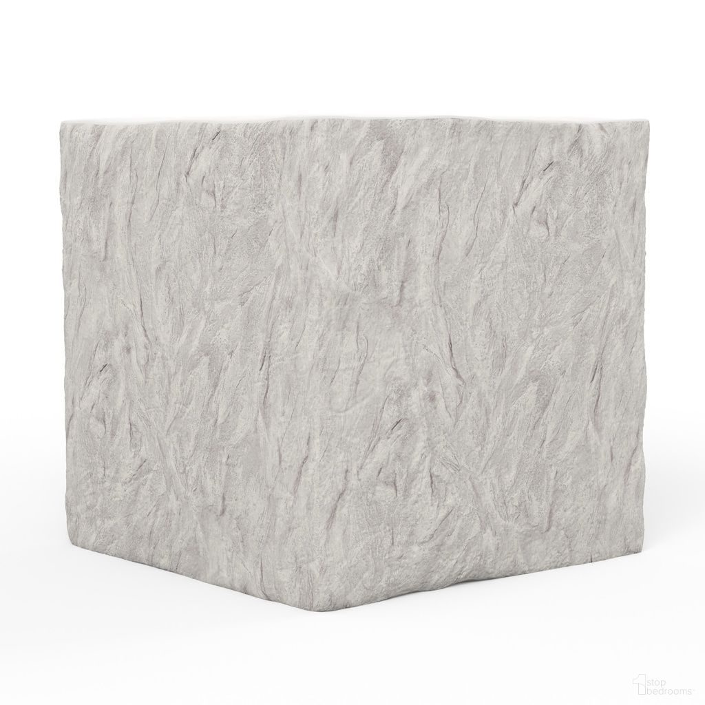 The appearance of Bazaar Antique Stone End Table in Bone White designed by Sunset West in the transitional interior design. This bone white piece of furniture  was selected by 1StopBedrooms from Bazaar Collection to add a touch of cosiness and style into your home. Sku: SW6204-SET. Material: Concrete.