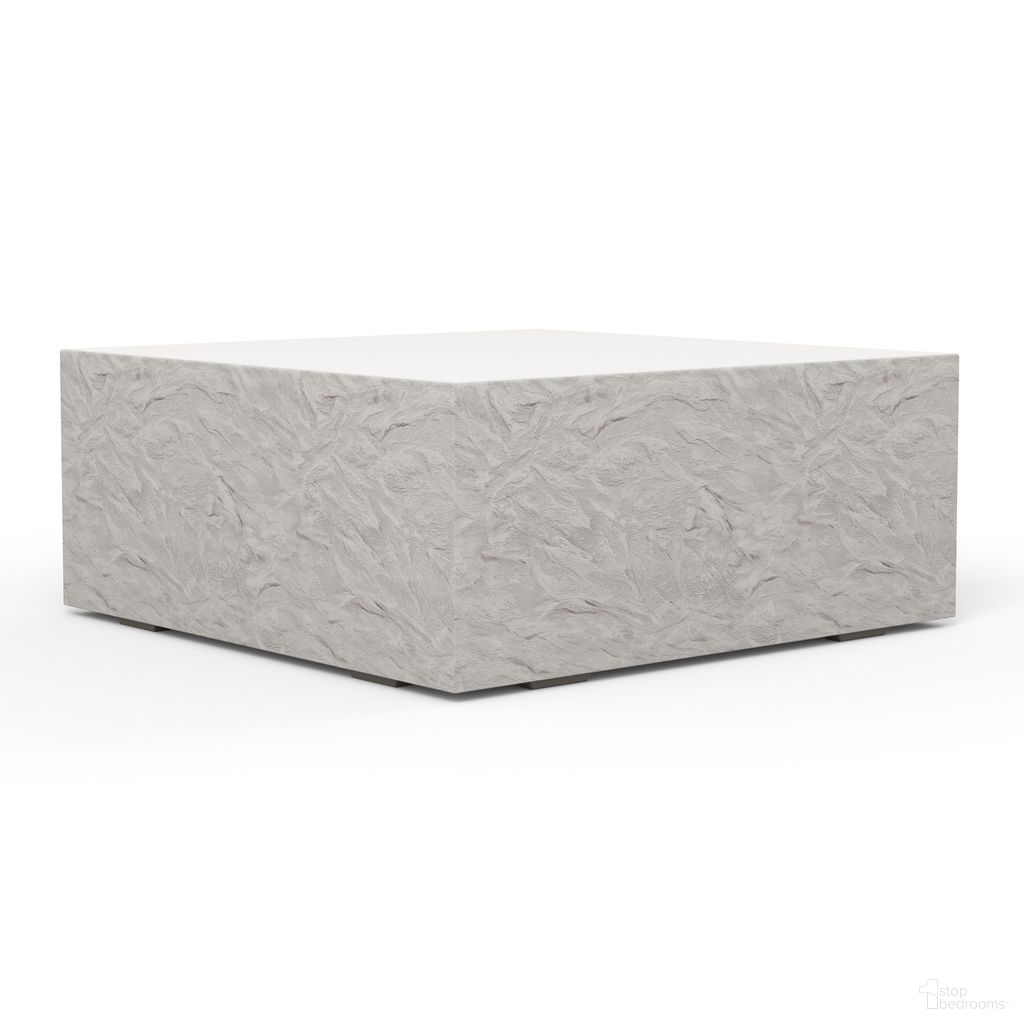 The appearance of Bazaar Antique Stone Square Coffee Table in Bone White designed by Sunset West in the transitional interior design. This bone white piece of furniture was selected by 1StopBedrooms from Bazaar Collection to add a touch of cosiness and style into your home. Sku: SW6204-SQCT. Material: Concrete.