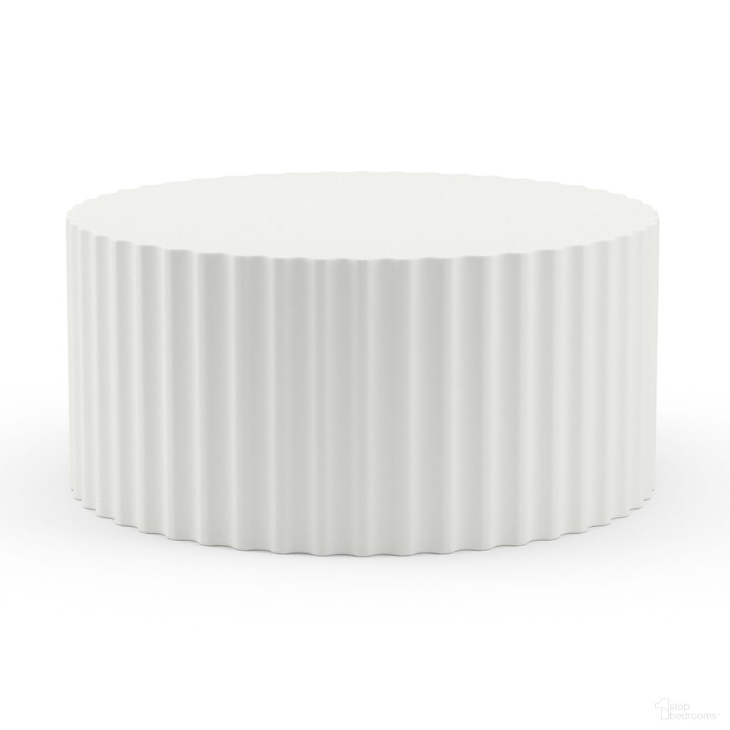 The appearance of Bazaar Athena Coffee Table in Bone White designed by Sunset West in the transitional interior design. This bone white piece of furniture  was selected by 1StopBedrooms from Bazaar Collection to add a touch of cosiness and style into your home. Sku: SW6203-ACT. Material: Concrete.
