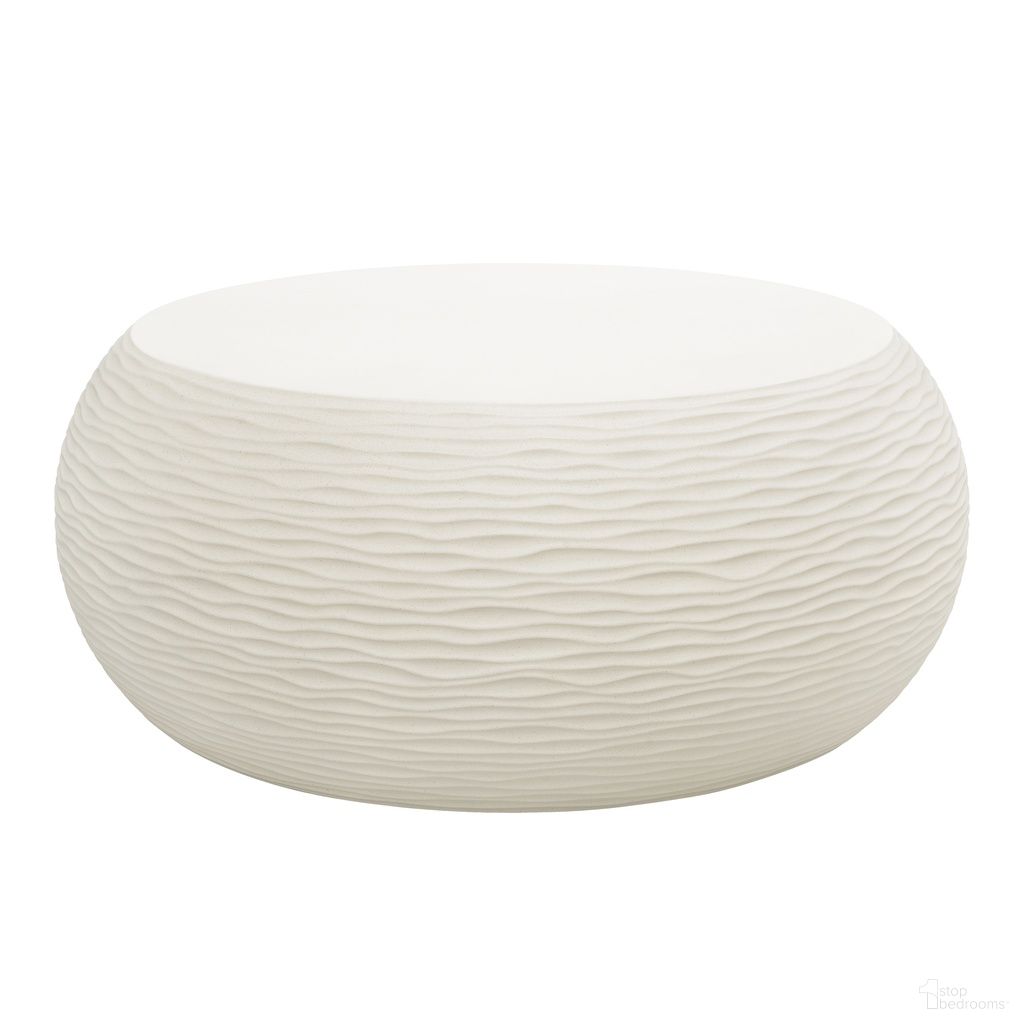 The appearance of Bazaar Dune Coffee Table in Travertino designed by Sunset West in the transitional interior design. This travertino piece of furniture was selected by 1StopBedrooms from Bazaar Collection to add a touch of cosiness and style into your home. Sku: SW7207-CT. Material: Glass Fiber Reinforced Concrete.