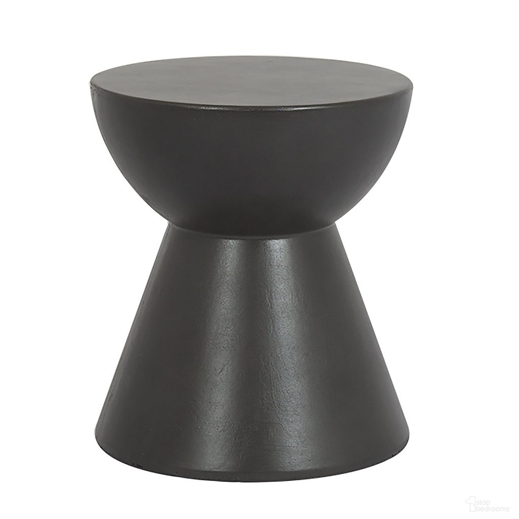 The appearance of Bazaar GRC Round End Table in Dark Gray designed by Sunset West in the transitional interior design. This dark gray piece of furniture  was selected by 1StopBedrooms from Bazaar Collection to add a touch of cosiness and style into your home. Sku: SW6203-DRET. Material: Concrete.