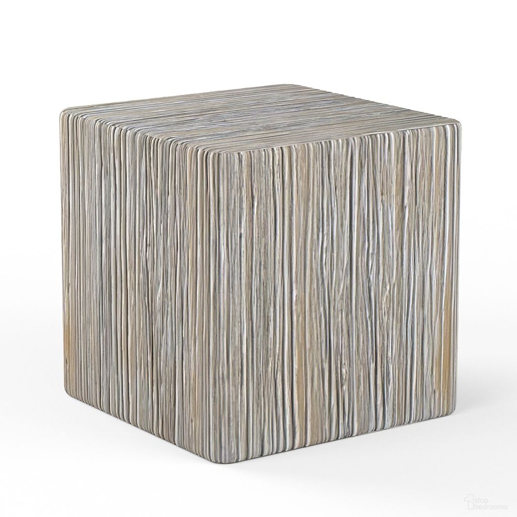 The appearance of Bazaar Madera End Table in Natural designed by Sunset West in the transitional interior design. This natural piece of furniture  was selected by 1StopBedrooms from Bazaar Collection to add a touch of cosiness and style into your home. Sku: SW6203-MET. Material: Concrete.