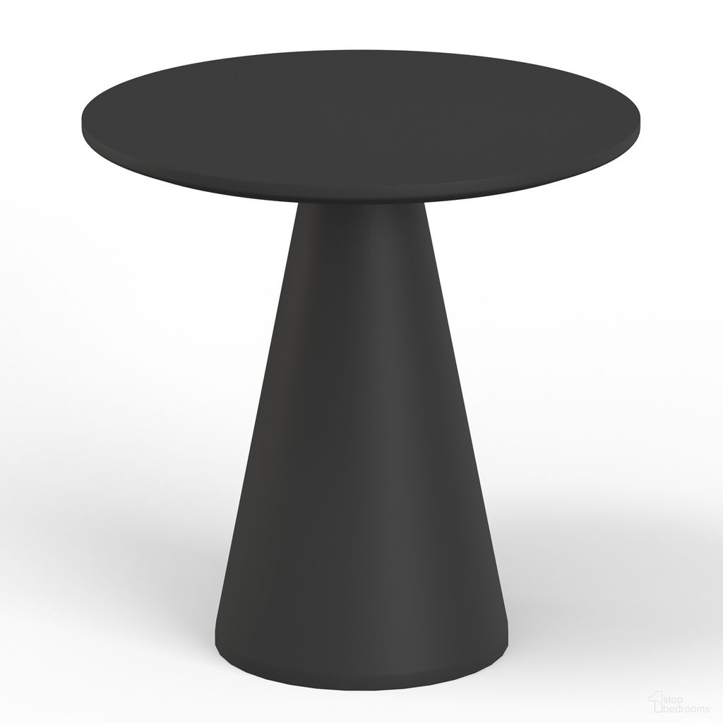 The appearance of Bazaar Pedestal Pub Table - Dark Gray in Dark Gray designed by Sunset West in the transitional interior design. This dark gray piece of furniture was selected by 1StopBedrooms from Bazaar Collection to add a touch of cosiness and style into your home. Sku: SW6203-DRPT42. Material: Concrete.
