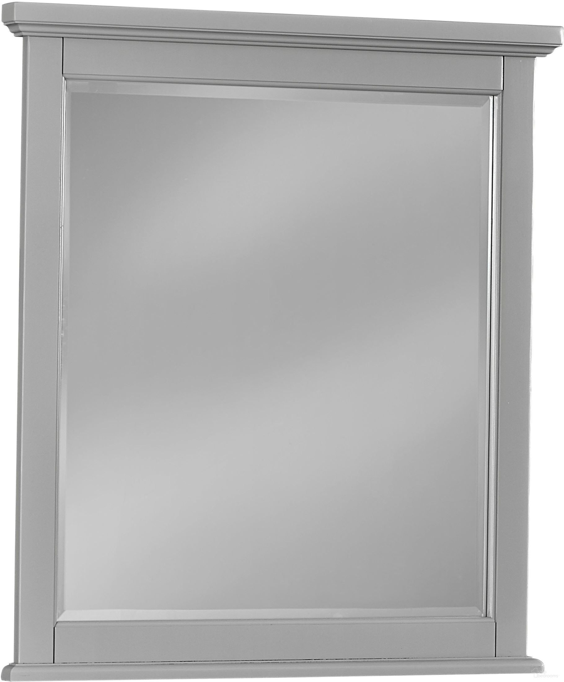 The appearance of Bonanza Gray Small Landscape Mirror designed by Vaughan Bassett in the transitional interior design. This gray piece of furniture was selected by 1StopBedrooms from Bonanza Collection to add a touch of cosiness and style into your home. Sku: BB26-442. Material: Wood.