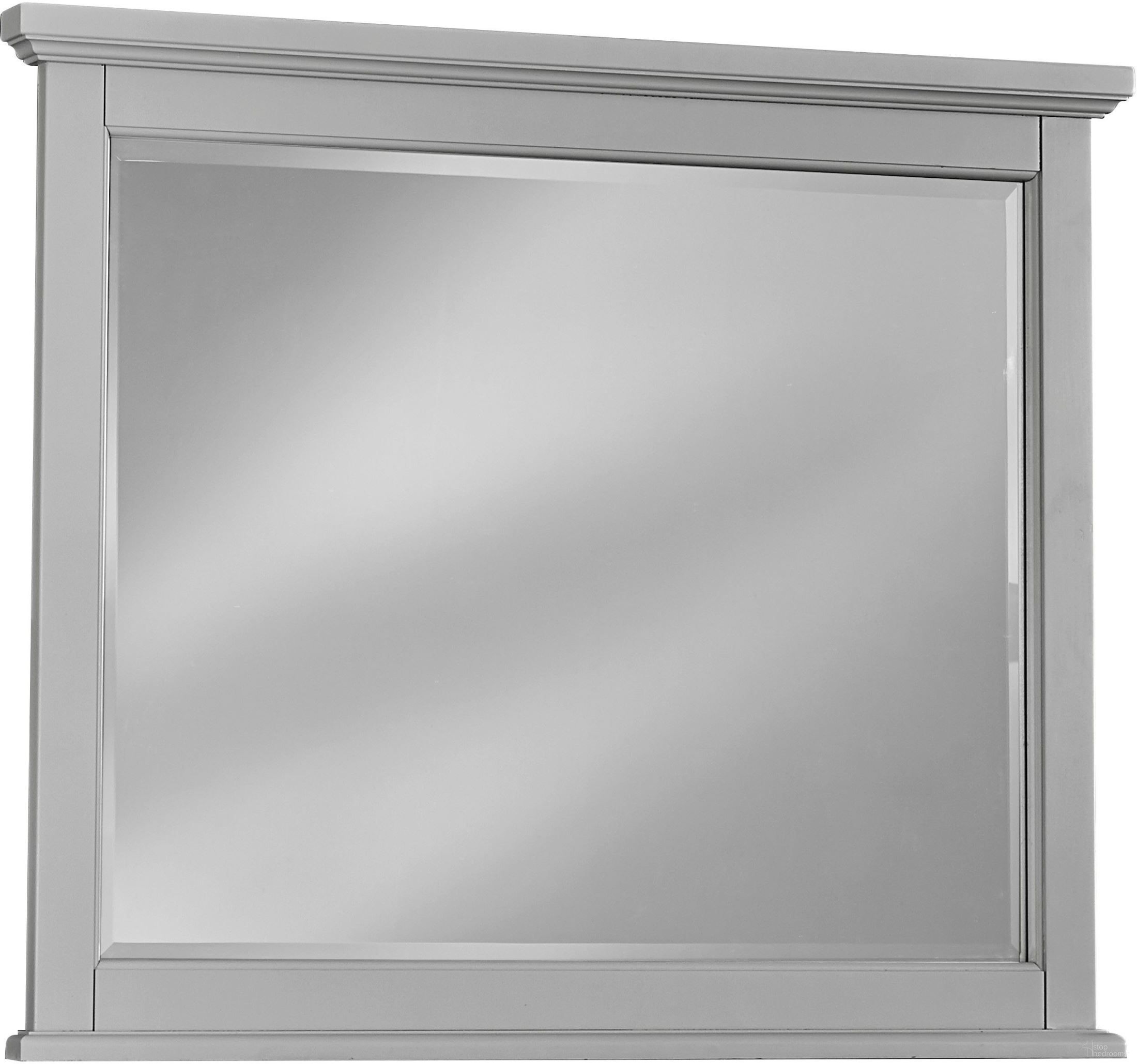 The appearance of Bonanza Gray Landscape Mirror designed by Vaughan Bassett in the transitional interior design. This gray piece of furniture  was selected by 1StopBedrooms from Bonanza Collection to add a touch of cosiness and style into your home. Sku: BB26-446. Material: Wood.