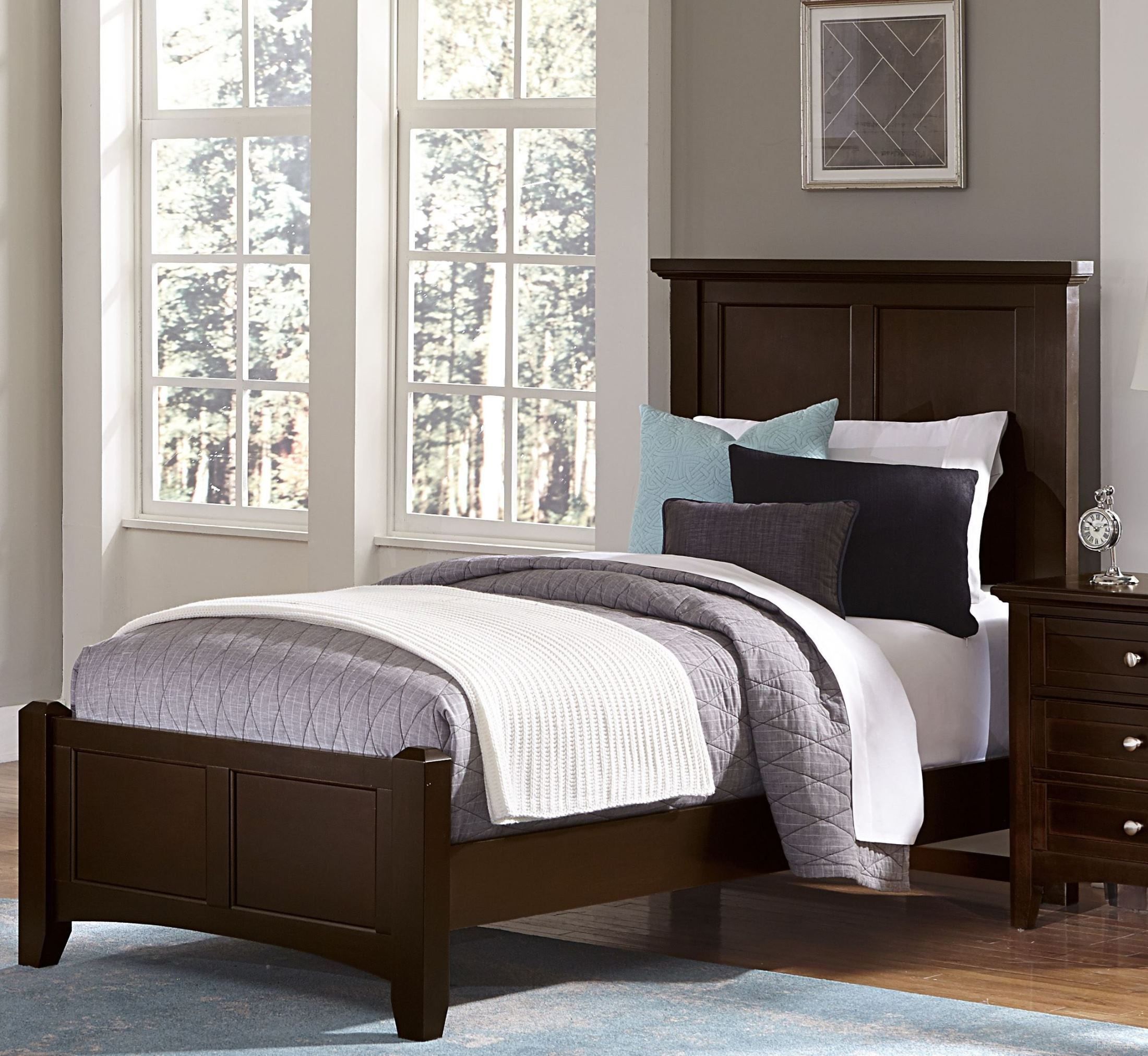 Bonanza Merlot Twin Mansion Bed