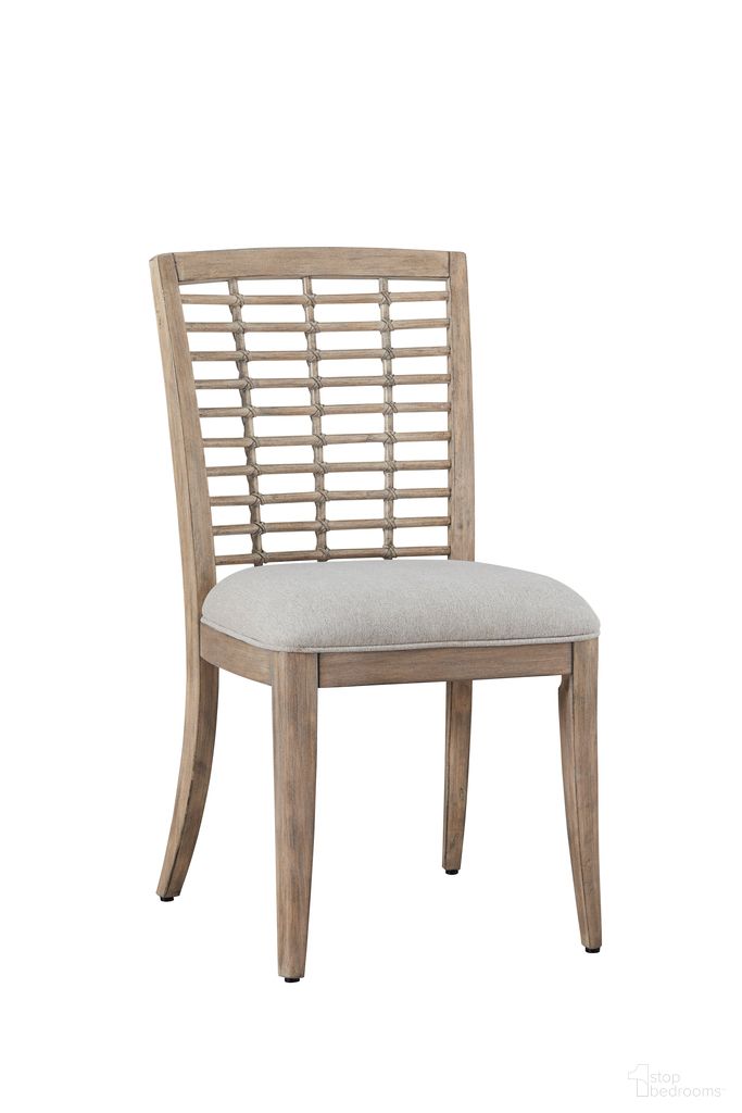 The appearance of Beach Comber Side Chair Set of 2 In Brown designed by American Woodcrafters in the coastal interior design. This brown piece of furniture was selected by 1StopBedrooms from Beach Comber Collection to add a touch of cosiness and style into your home. Sku: D-8500-670. Material: Mahogany. Chair Type: Side Chair.