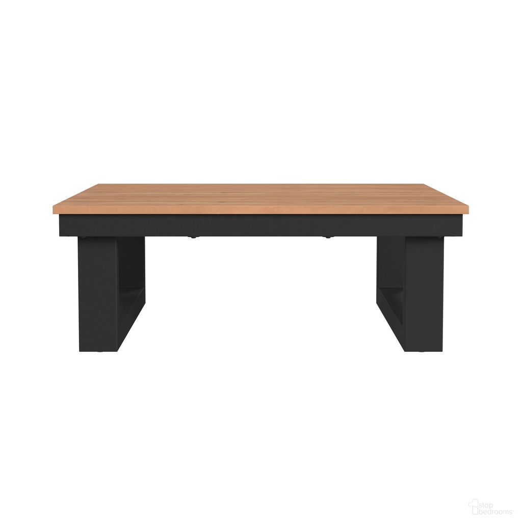 Beachside Coffee Table In Natural and Black
