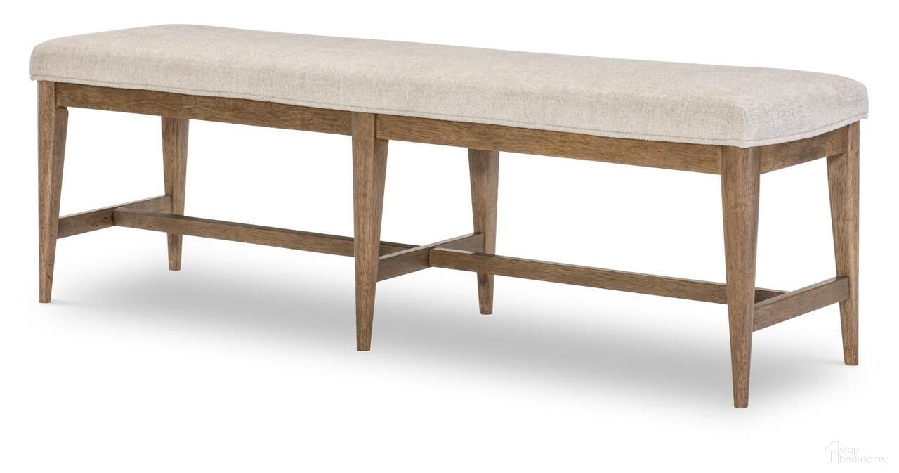 The appearance of Beacon Hill Dining Bench In Dusted Barley designed by Legacy Classic in the traditional interior design. This dusted barley piece of furniture was selected by 1StopBedrooms from Beacon Hill Collection to add a touch of cosiness and style into your home. Sku: 4650-741. Material: Oak Veneer.