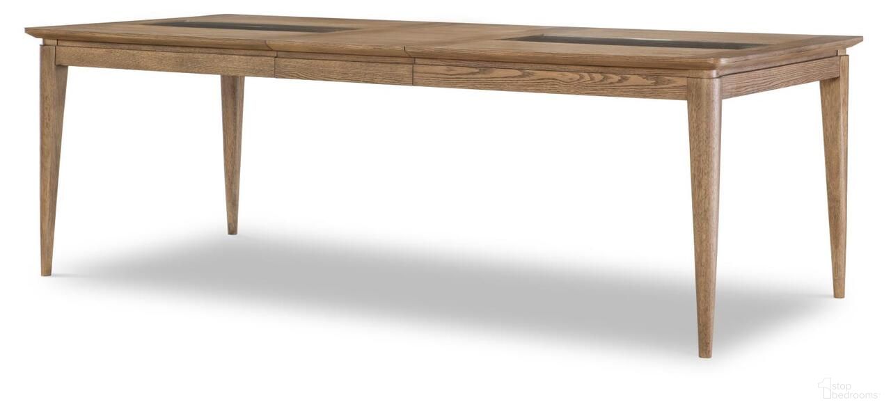 The appearance of Beacon Hill Rectangular Dining Table In Dusted Barley designed by Legacy Classic in the traditional interior design. This dusted barley piece of furniture  was selected by 1StopBedrooms from Beacon Hill Collection to add a touch of cosiness and style into your home. Sku: 4650-121. Table Base Style: Legs. Table Top Shape: Rectangular. Size: 72" x 42". Material: Oak Veneer.