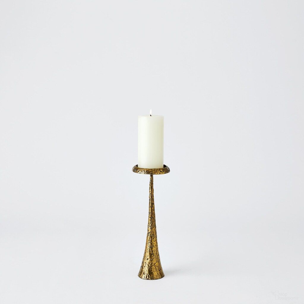 Beacon Small Candle Holder In Brass