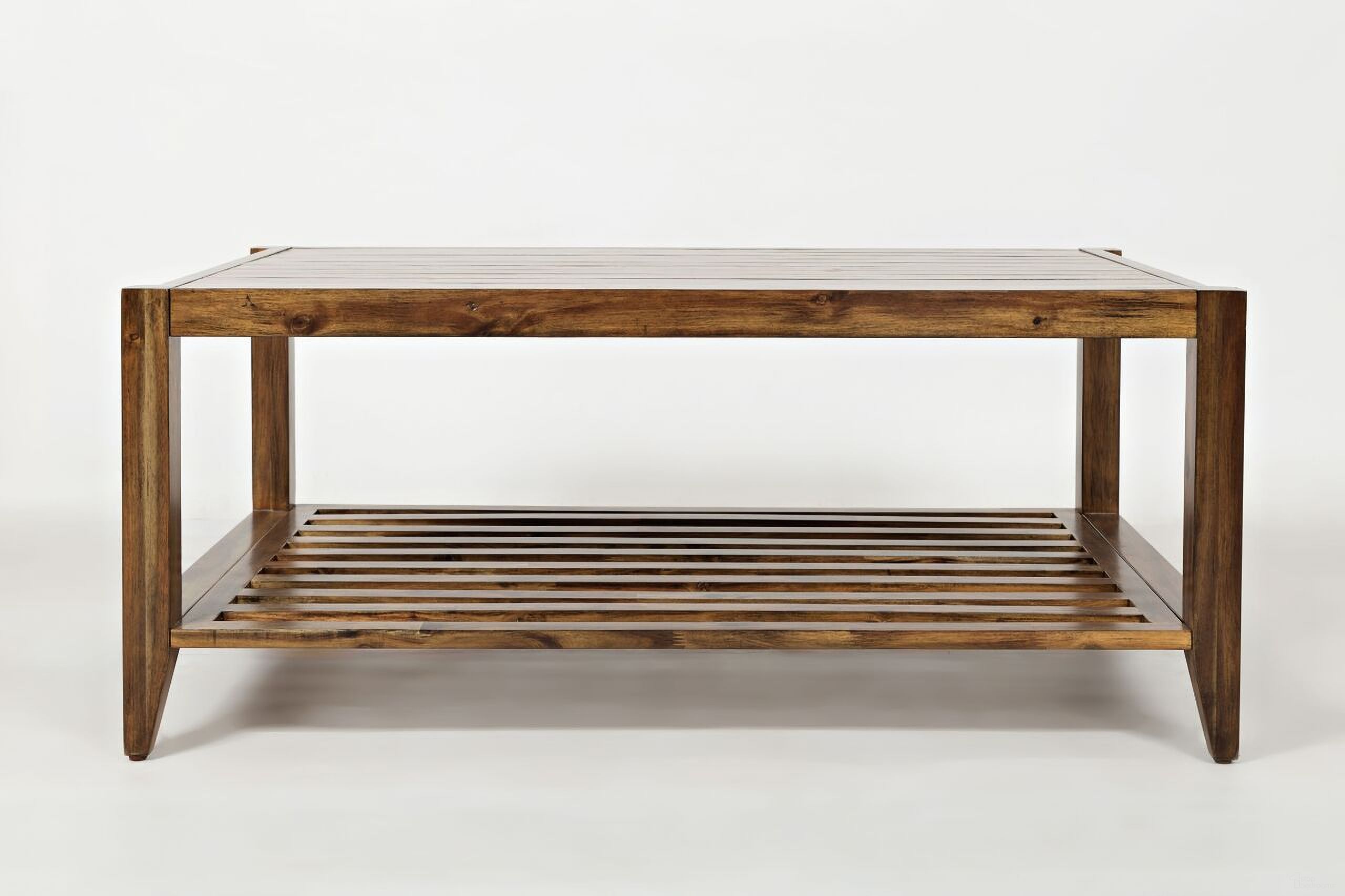 The appearance of Beacon Street 45 Inch Coffee Table In Brown designed by Jofran in the transitional interior design. This brown piece of furniture was selected by 1StopBedrooms from Beacon Collection to add a touch of cosiness and style into your home. Sku: 1649-1. Material: Acacia.