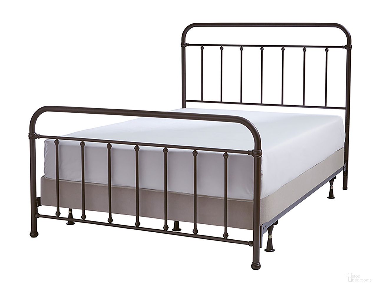 The appearance of Beaconsfield Full Headboard and Footboard In Oiled Bronze designed by Fashion Bed Group in the traditional interior design. This oiled bronze piece of furniture  was selected by 1StopBedrooms from Beaconsfield Collection to add a touch of cosiness and style into your home. Sku: B13044. Material: Steel. Bed Size: Full.