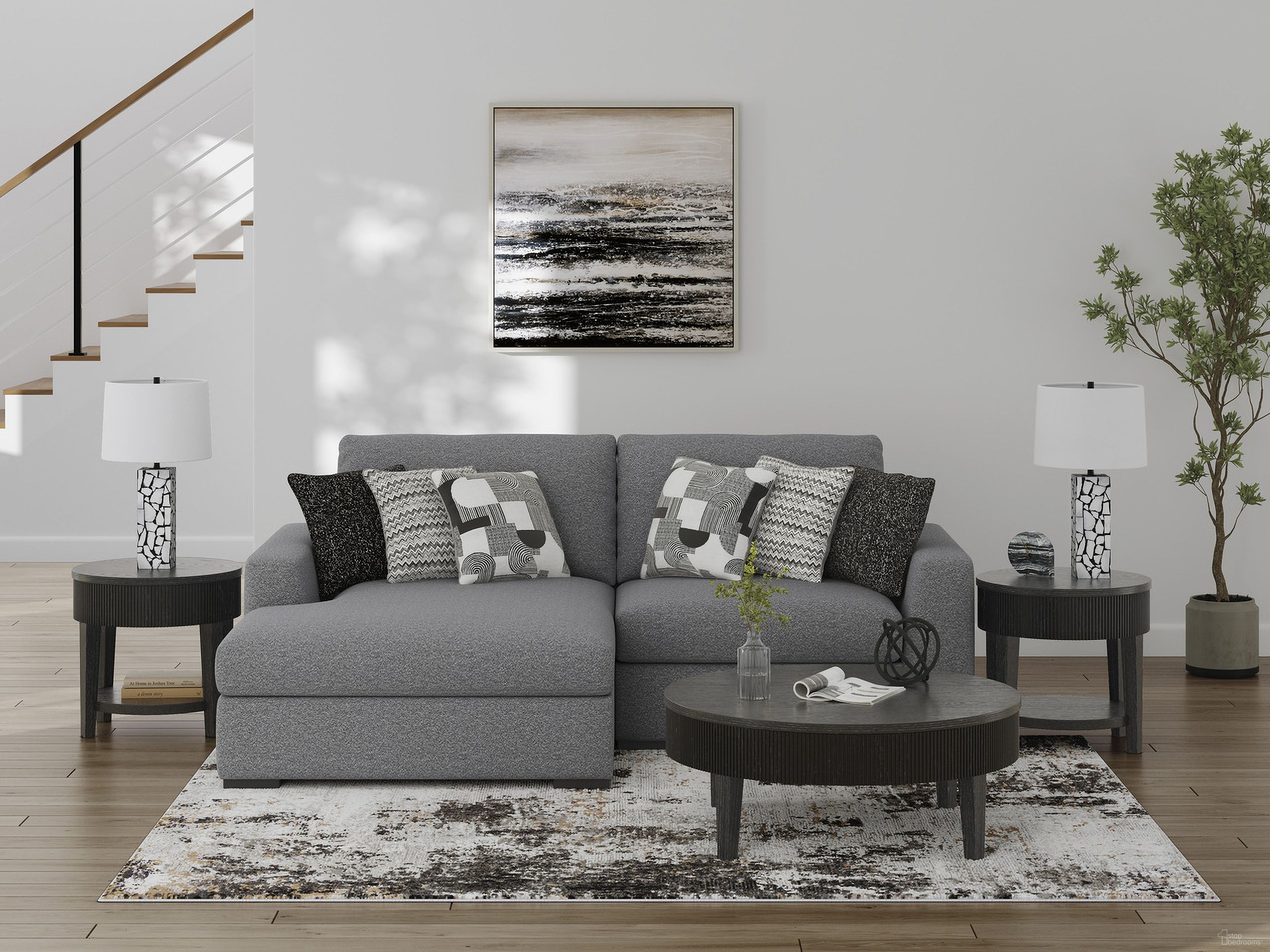 The appearance of Bealton 2-Piece Sectional with LAF Chaise In Salt and Pepper designed by Signature Design by Ashley in the modern / contemporary interior design. This salt & pepper piece of furniture was selected by 1StopBedrooms from Bealton Collection to add a touch of cosiness and style into your home. Sku: 6130516;6130565. Material: Polyester. Layout: L-Shape. Orientation: LAF.
