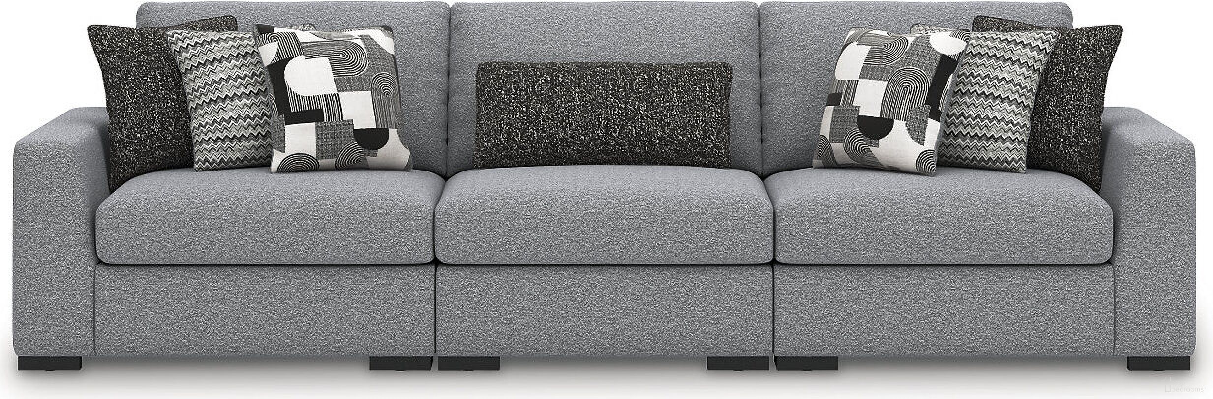 The appearance of Bealton 3-Piece Sectional Sofa In Salt and Pepper designed by Signature Design by Ashley in the modern / contemporary interior design. This salt & pepper piece of furniture was selected by 1StopBedrooms from Bealton Collection to add a touch of cosiness and style into your home. Sku: 6130546;6130564;6130565. Material: Polyester.