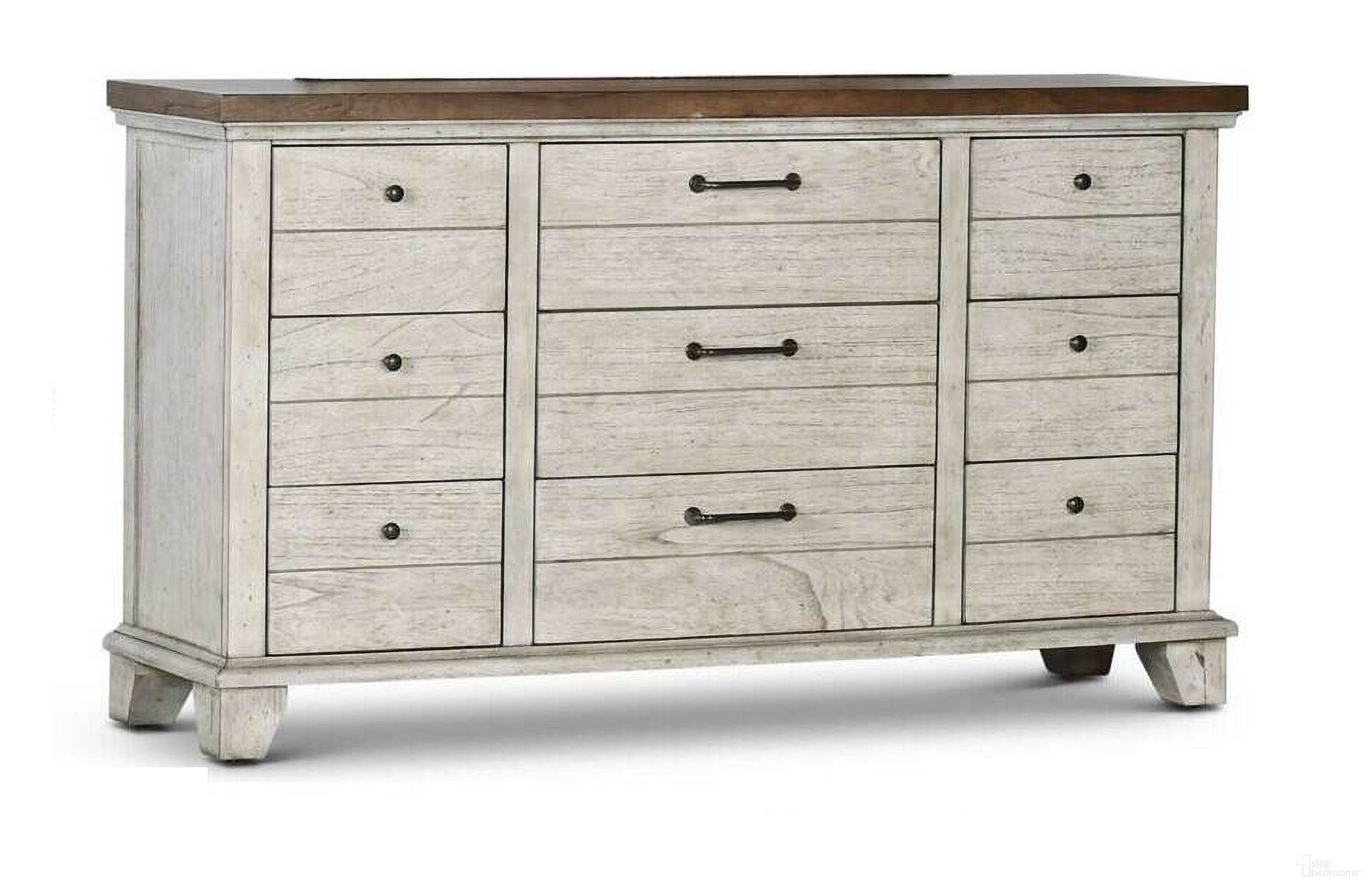 Bear Creek Nine Drawer Dresser
