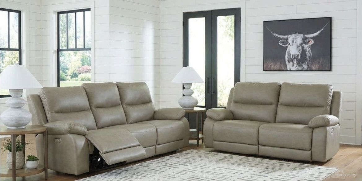The appearance of Bearmonte Power Reclining Living Room Set In Pebble designed by Signature Design by Ashley in the modern / contemporary interior design. This pebble piece of furniture was selected by 1StopBedrooms from Bearmonte Collection to add a touch of cosiness and style into your home. Sku: NC9920146;NC9920158;NC9920162;NC9920158;NC9920162. Material: Polyester.