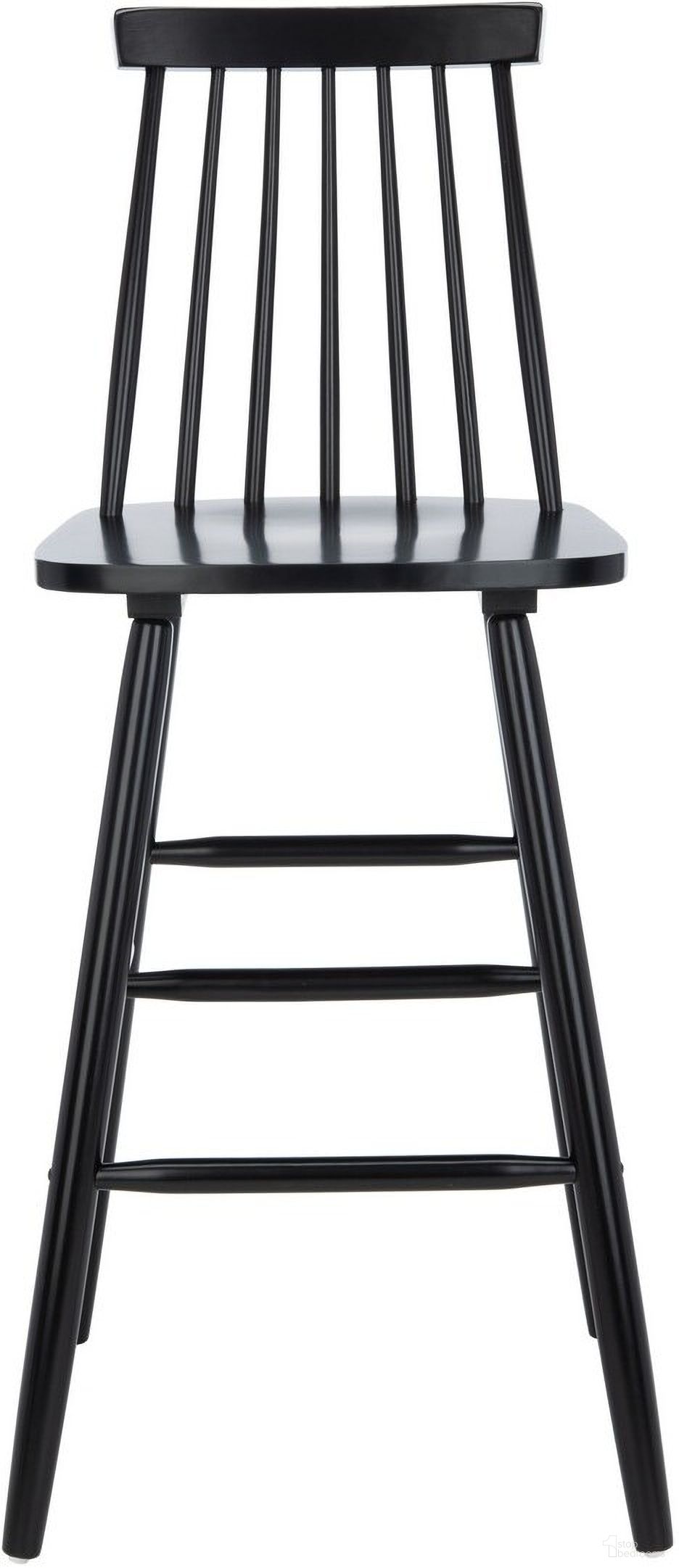The appearance of Beaufort Bar Stool BST8500B Set of 2 designed by Safavieh in the modern / contemporary interior design. This black piece of furniture was selected by 1StopBedrooms from Beaufort Collection to add a touch of cosiness and style into your home. Sku: BST8500B-SET2. Material: Rubberwood.