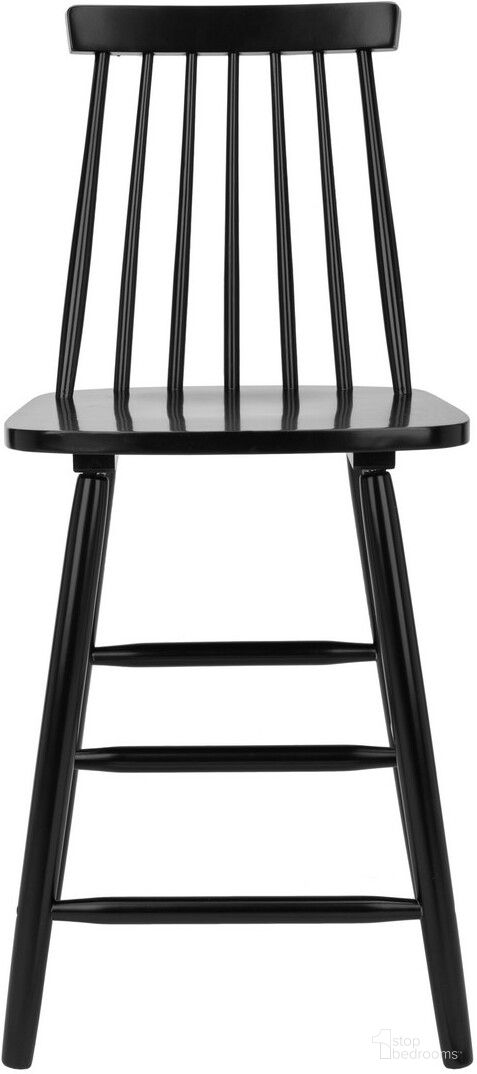 The appearance of Beaufort Counter Stool BST8501B Set of 2 designed by Safavieh in the modern / contemporary interior design. This black piece of furniture was selected by 1StopBedrooms from Beaufort Collection to add a touch of cosiness and style into your home. Sku: BST8501B-SET2. Material: Rubberwood.