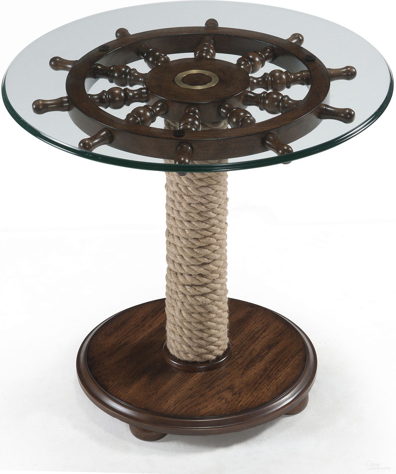 The appearance of Beaufort Round Accent Table In Dark Oak designed by Magnussen in the traditional interior design. This dark oak piece of furniture  was selected by 1StopBedrooms from Beaufort Collection to add a touch of cosiness and style into your home. Sku: T2214-35T;T2214-35B. Material: Hardwood.
